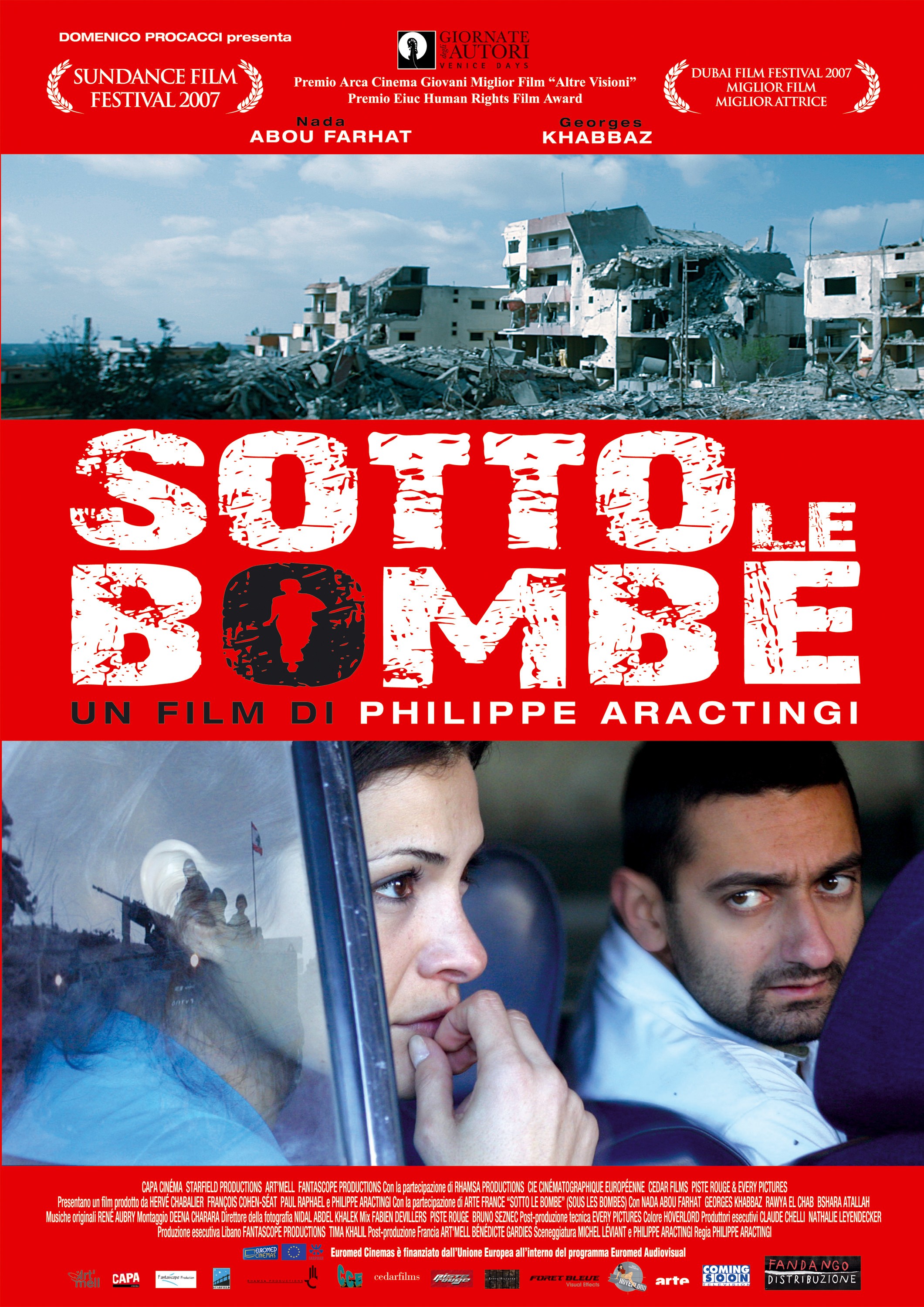 Mega Sized Movie Poster Image for Sous les bombes 