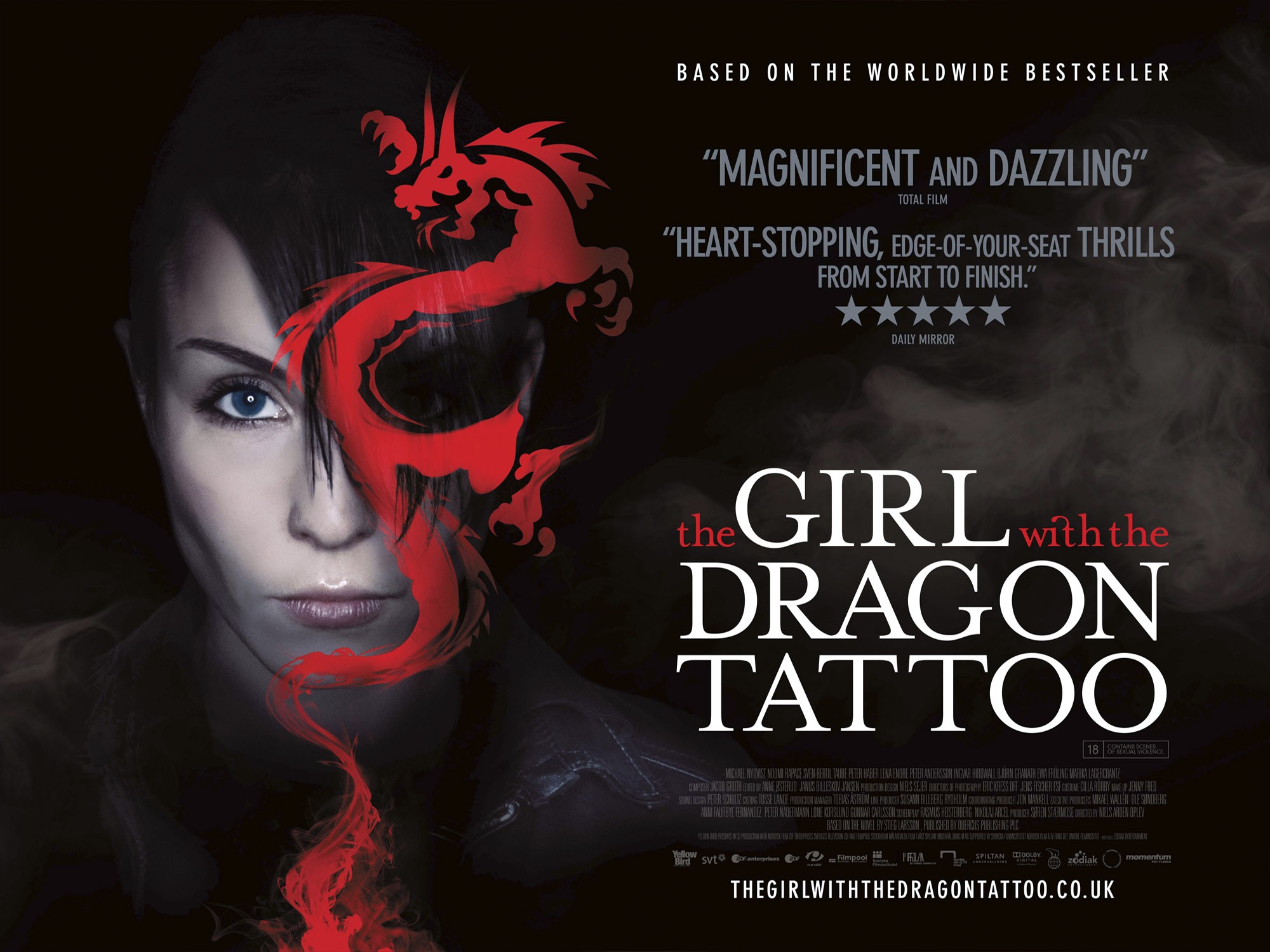 Mega Sized Movie Poster Image for The Girl with the Dragon Tattoo (#2 of 7)