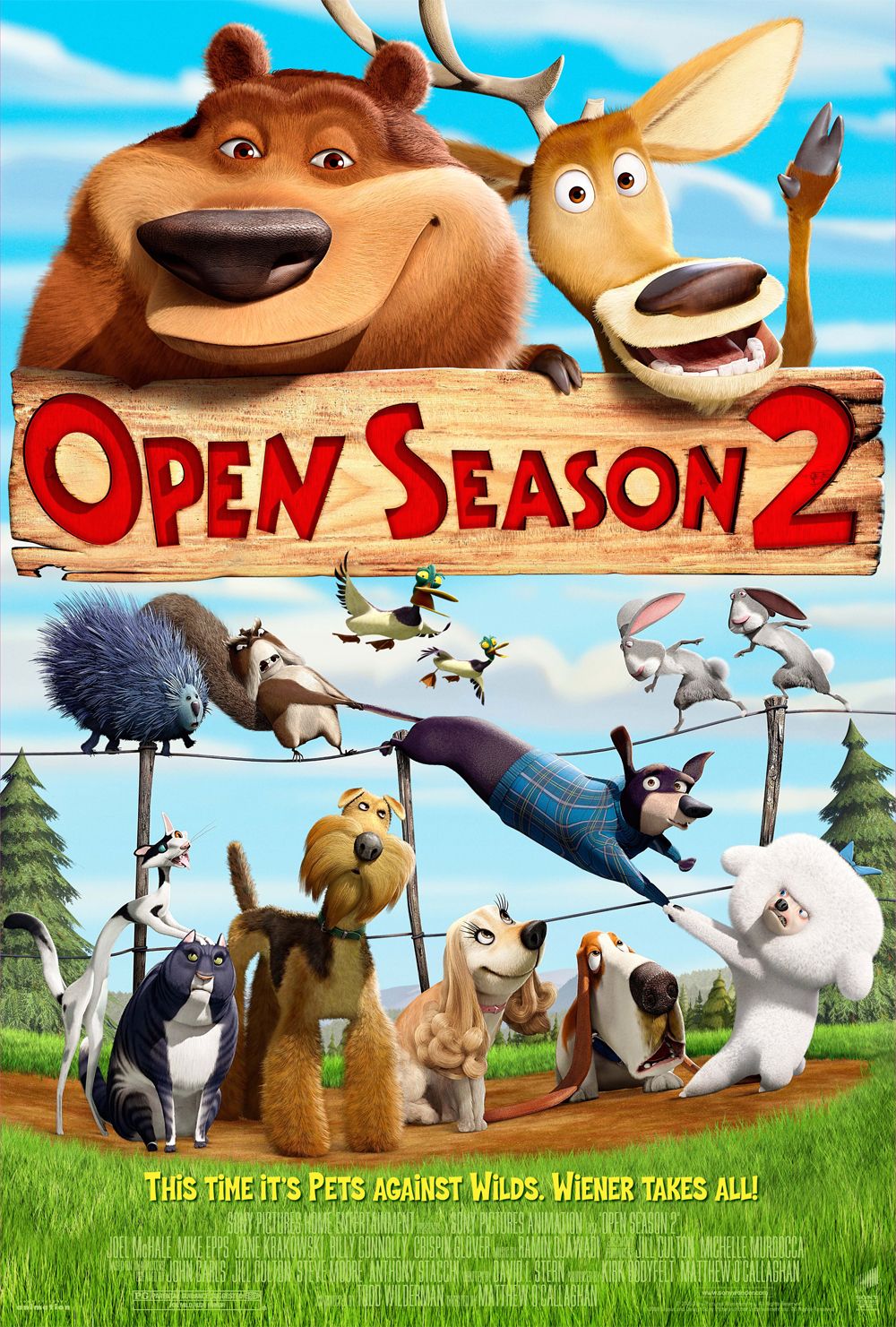 Extra Large Movie Poster Image for Open Season 2 