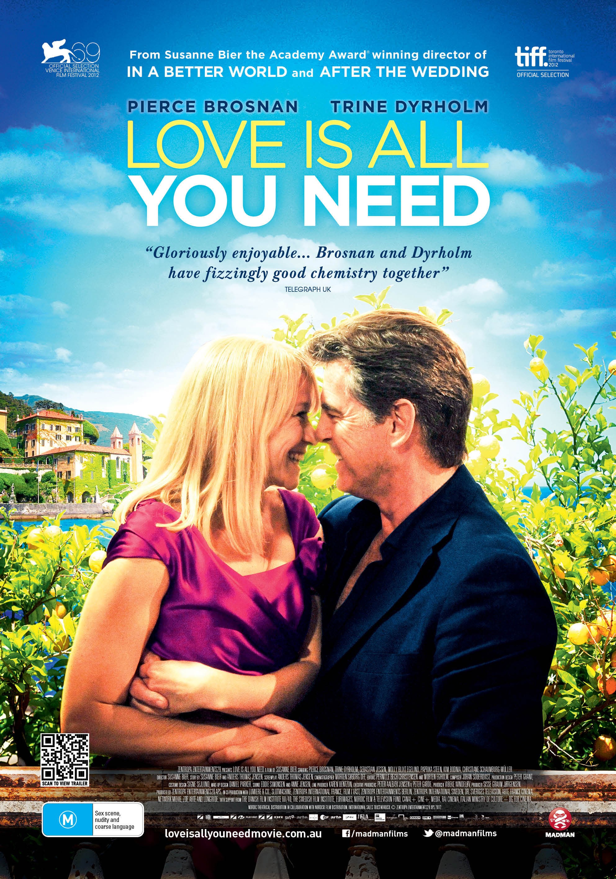 Mega Sized Movie Poster Image for Love Is All You Need (#3 of 6)