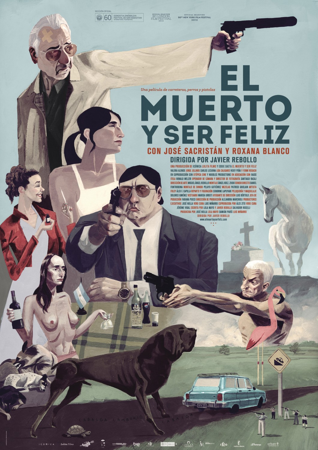 Extra Large Movie Poster Image for El muerto y ser feliz 