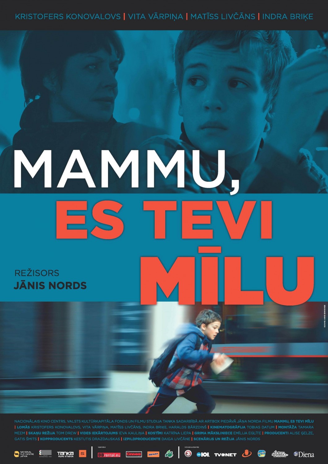 Extra Large Movie Poster Image for Mammu, es Tevi milu 