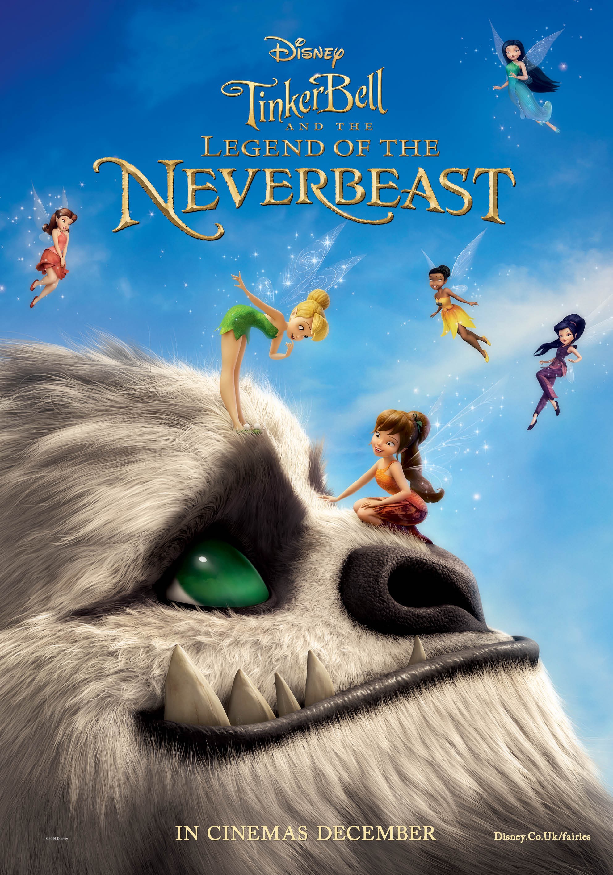 Mega Sized Movie Poster Image for Tinkerbell and the Legend of the NeverBeast (#1 of 3)