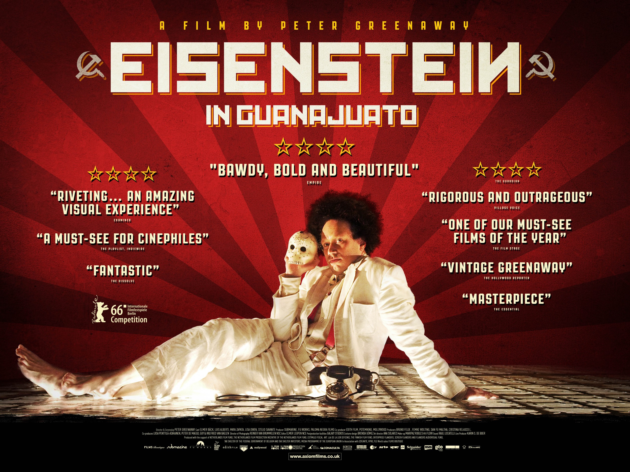 Mega Sized Movie Poster Image for Eisenstein in Guanajuato (#3 of 3)