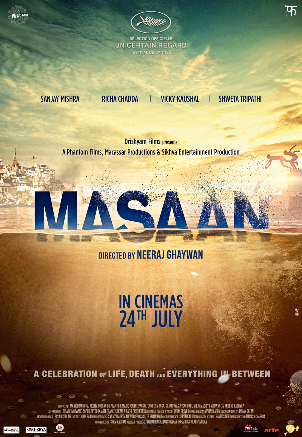 Extra Large Movie Poster Image for Masaan (#2 of 3)