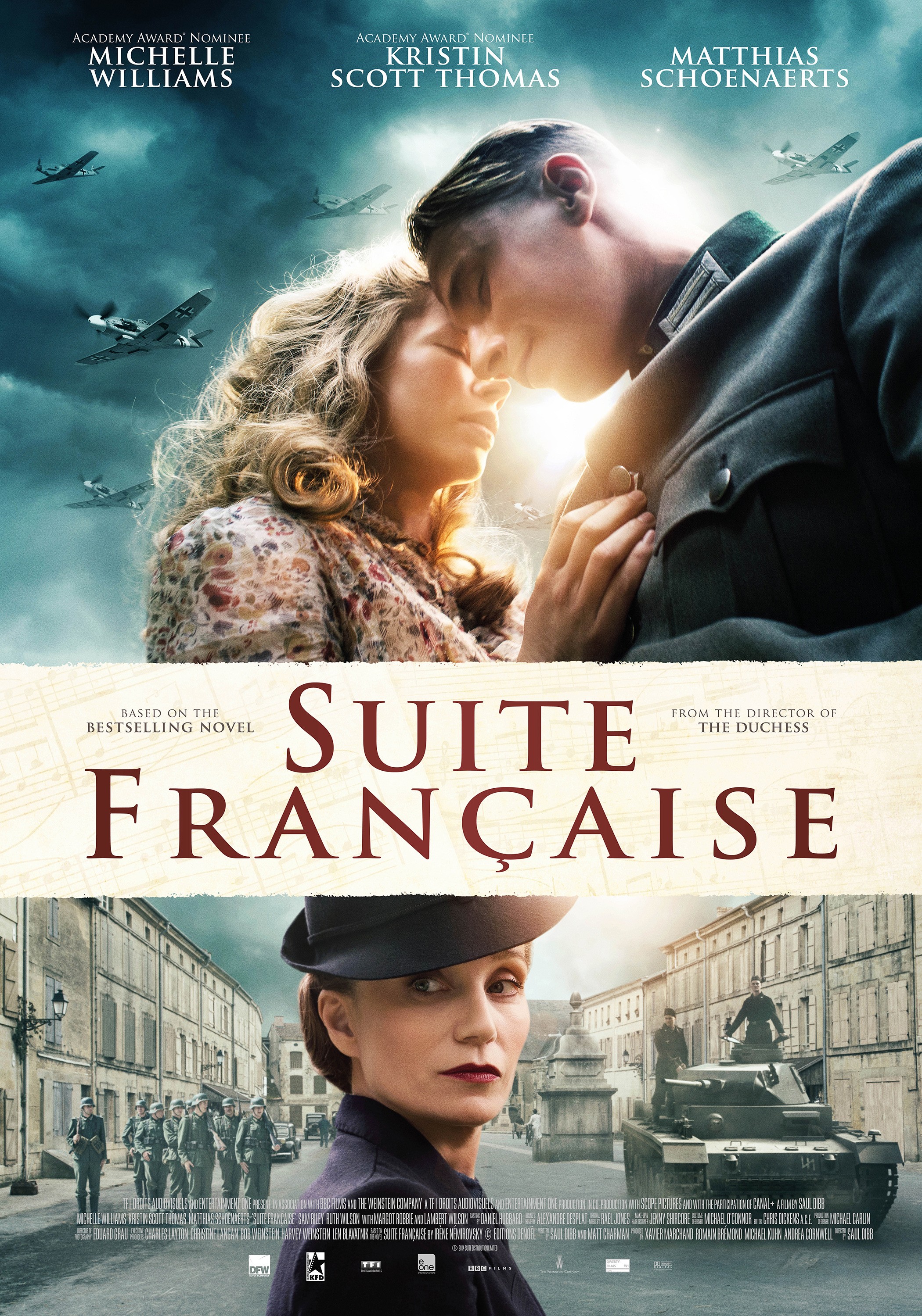 Mega Sized Movie Poster Image for Suite française (#2 of 2)