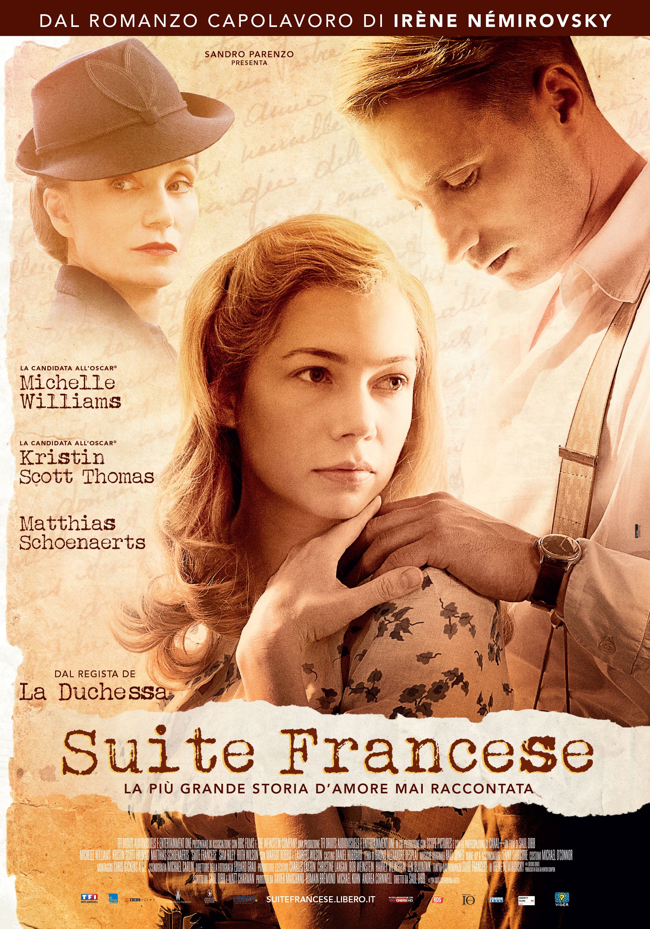 Mega Sized Movie Poster Image for Suite française (#1 of 2)