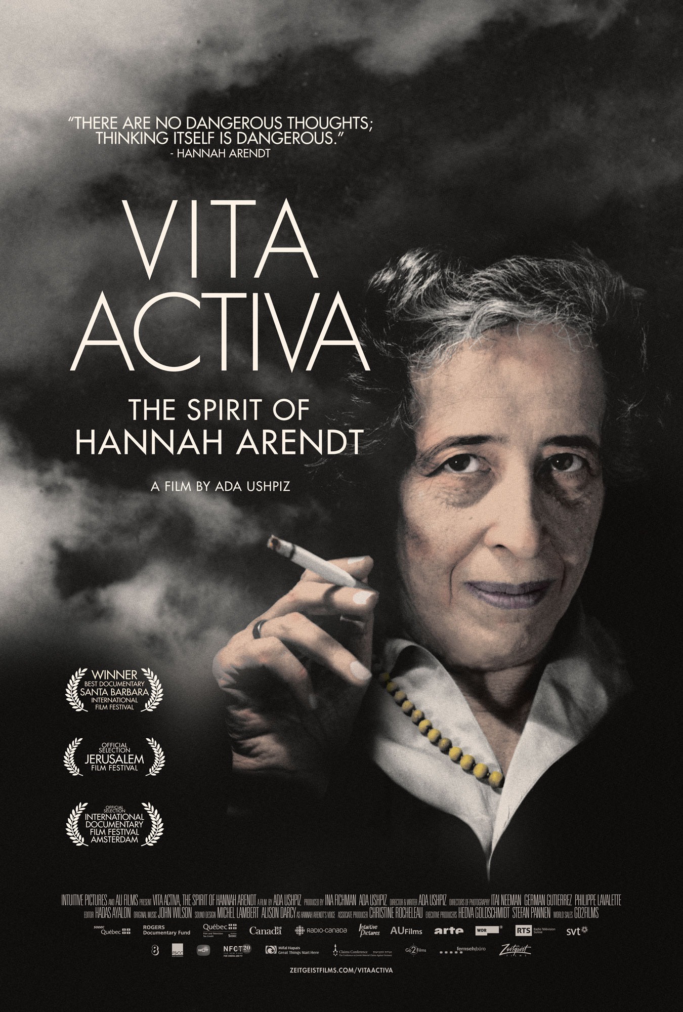Mega Sized Movie Poster Image for Vita Activa: The Spirit of Hannah Arendt 