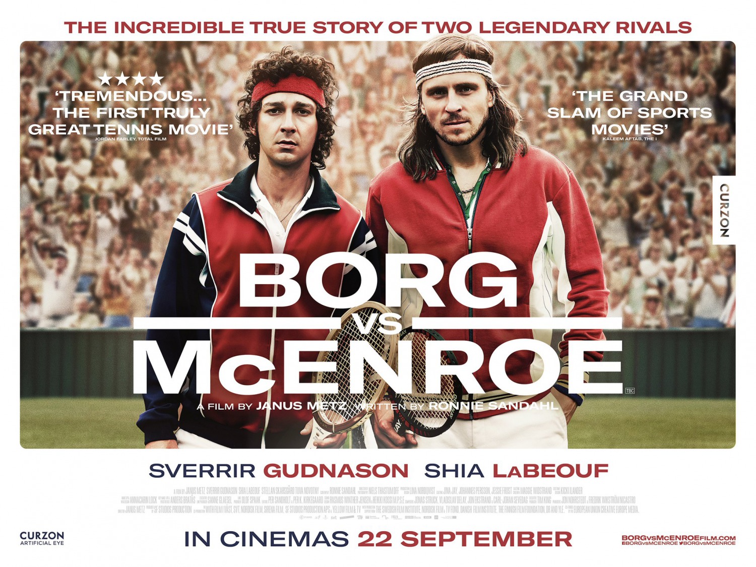 Extra Large Movie Poster Image for Borg / McEnroe (#4 of 9)