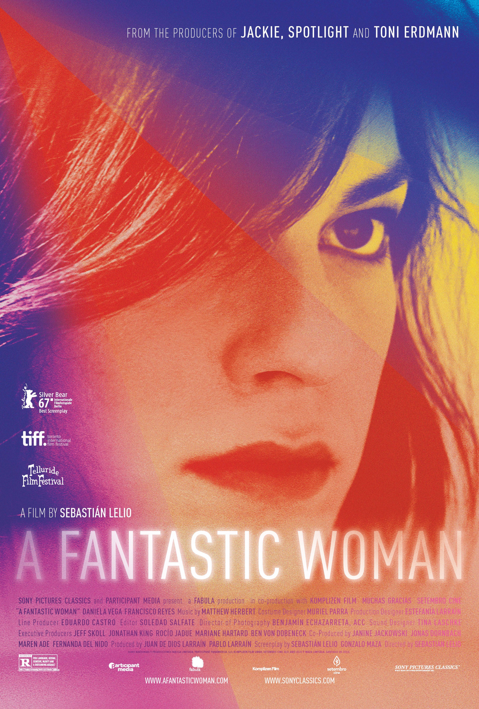 Mega Sized Movie Poster Image for Una mujer fantástica (#1 of 4)