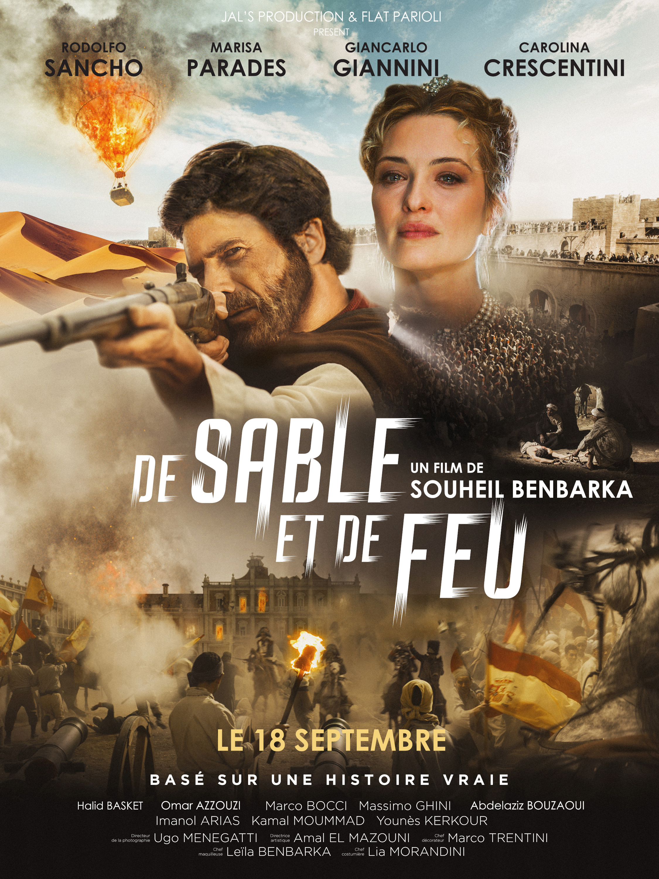 Mega Sized Movie Poster Image for De sable et de feu 