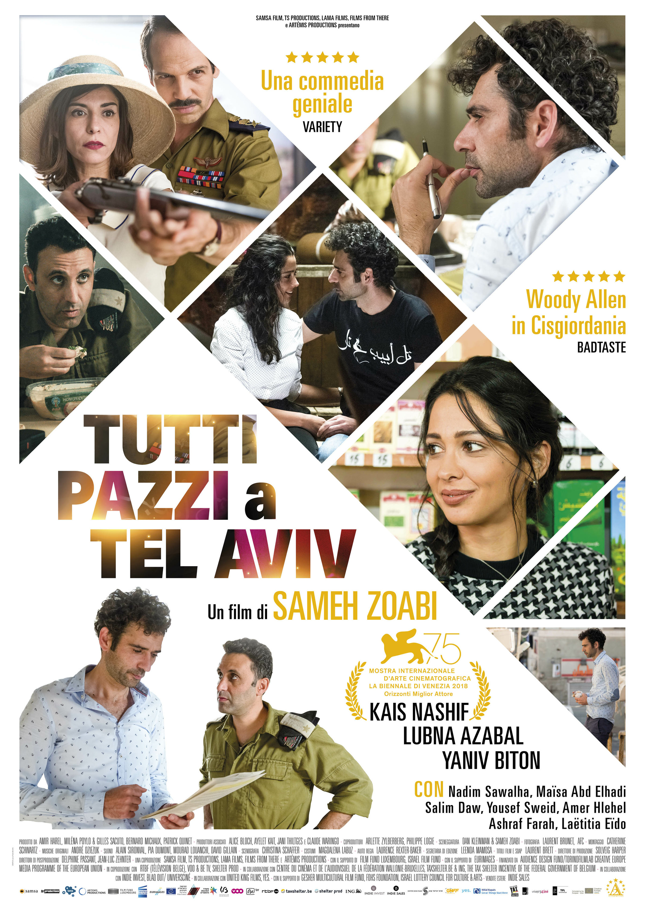 Mega Sized Movie Poster Image for Tel Aviv on Fire (#3 of 5)