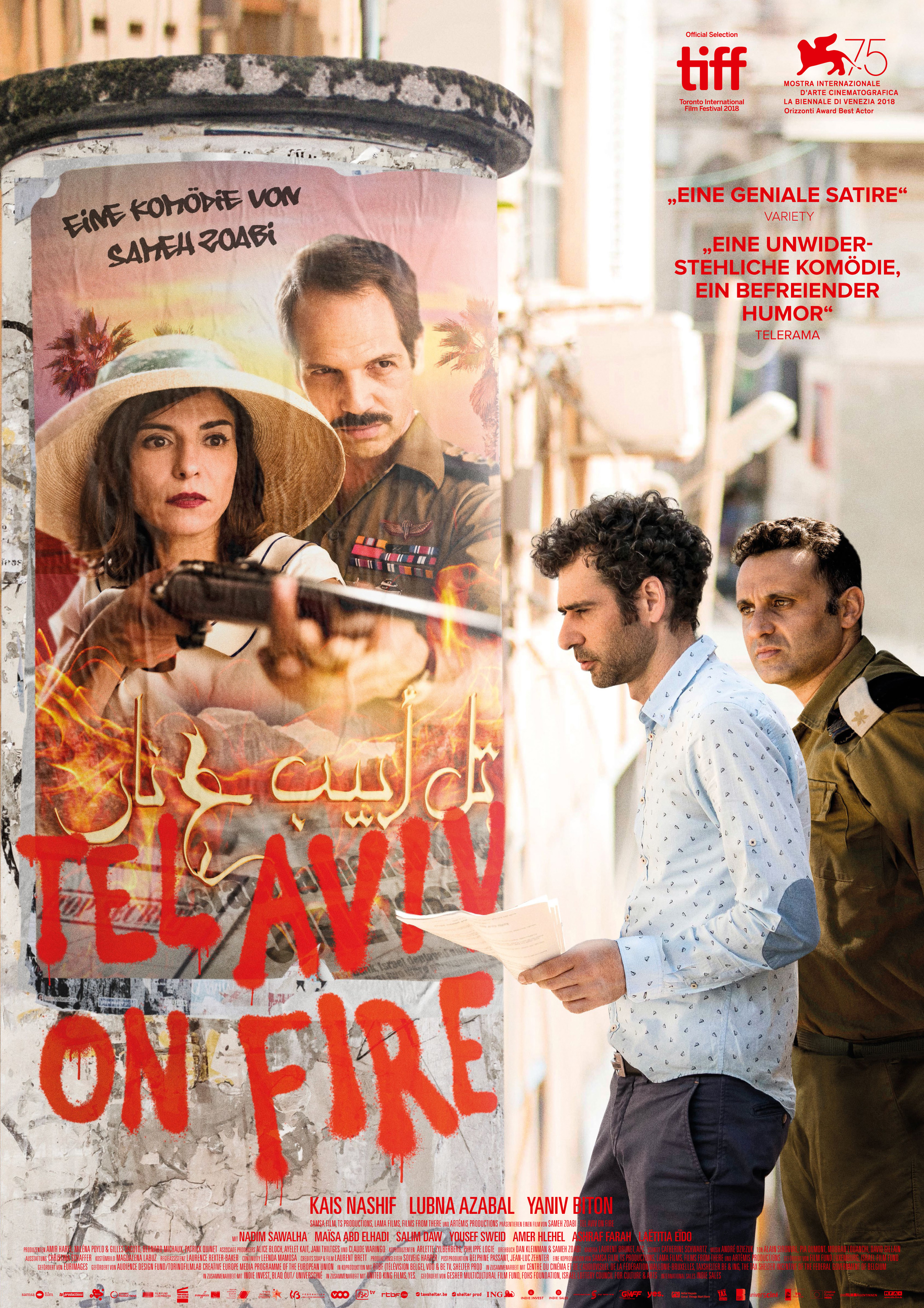Mega Sized Movie Poster Image for Tel Aviv on Fire (#4 of 5)