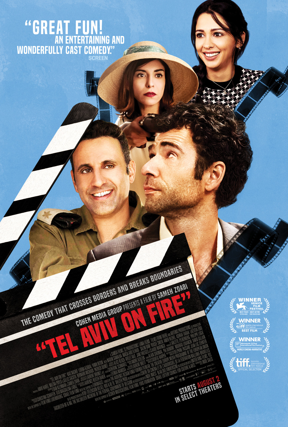 Extra Large Movie Poster Image for Tel Aviv on Fire (#5 of 5)