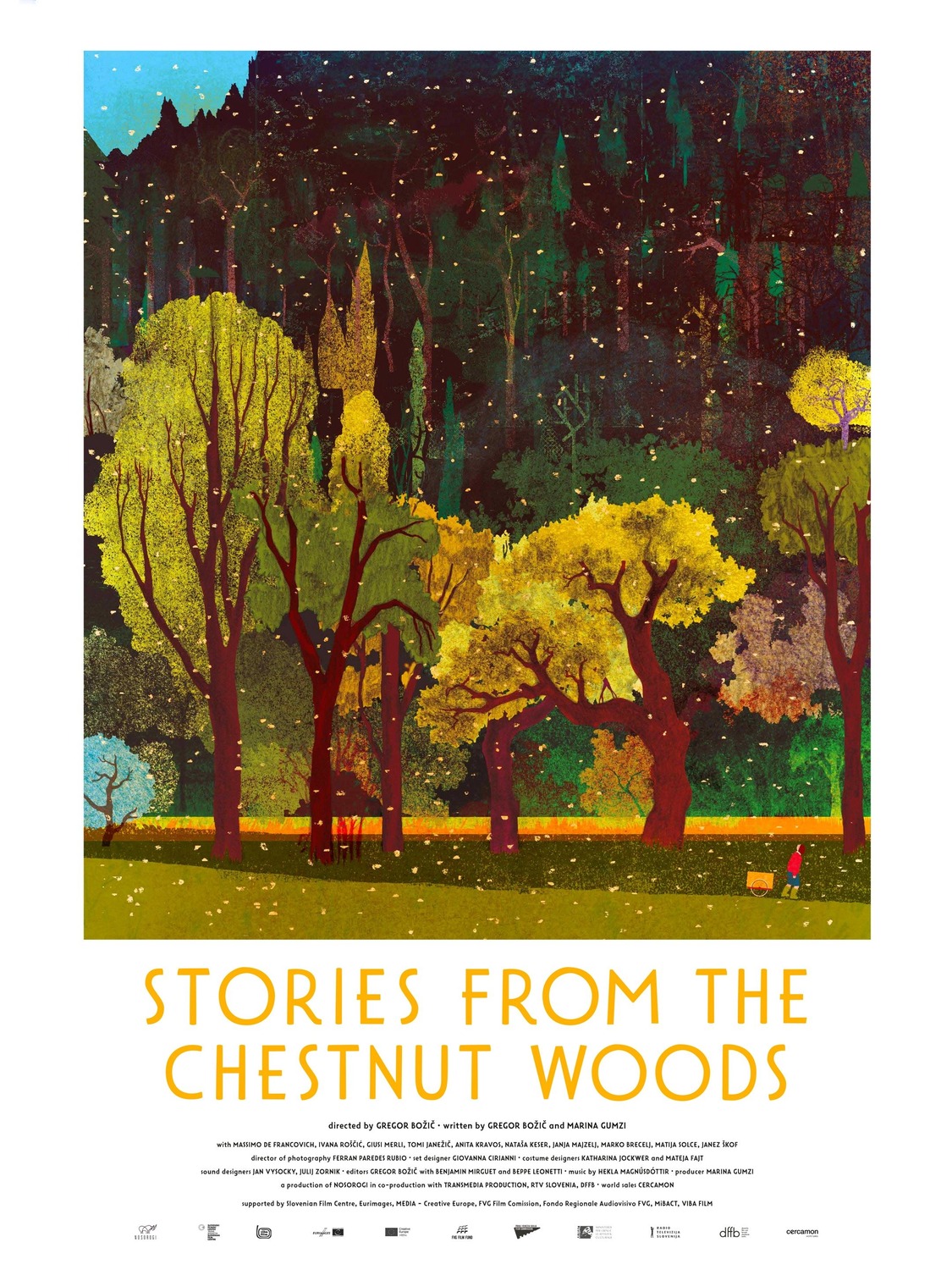 Extra Large Movie Poster Image for Zgodbe iz kostanjevih gozdov 