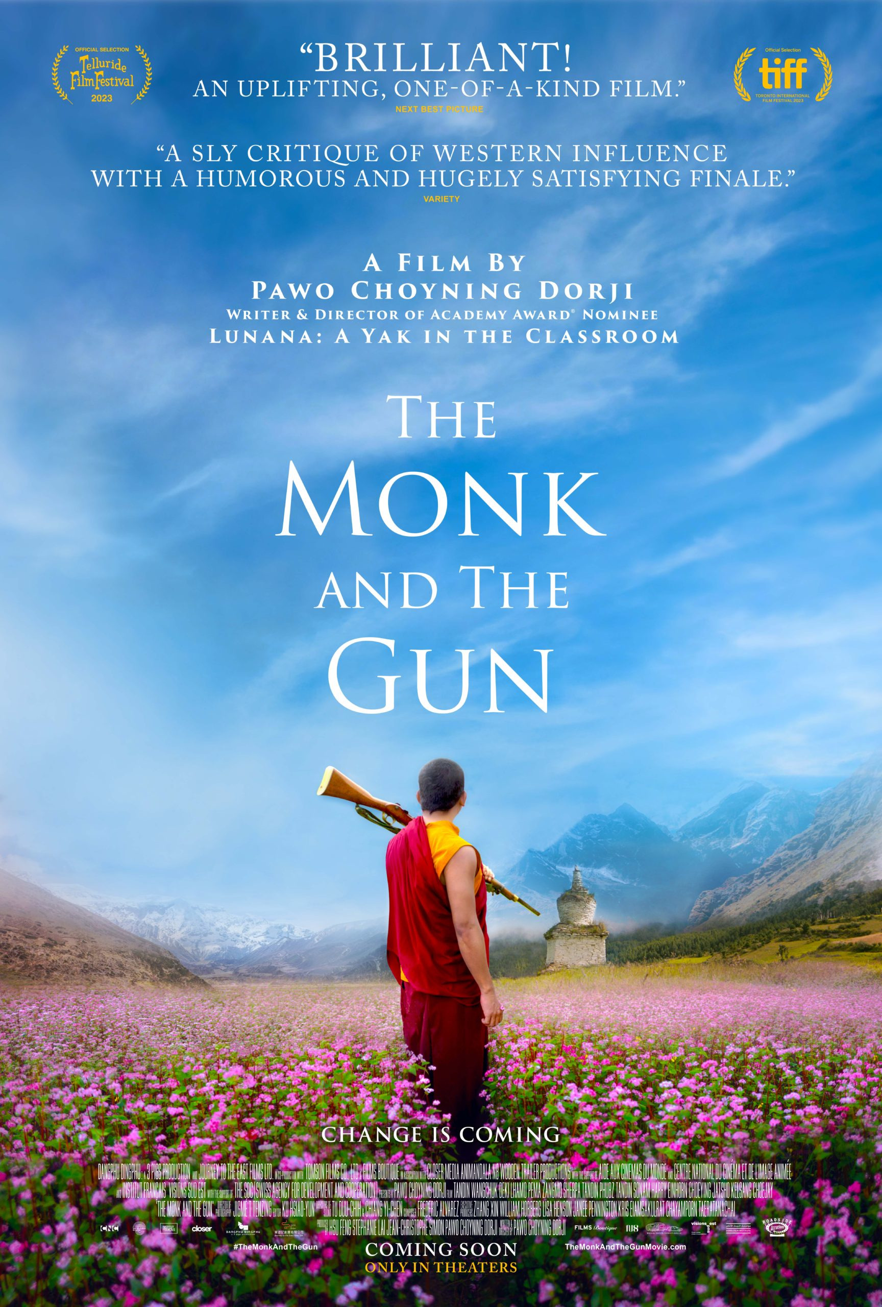 Mega Sized Movie Poster Image for The Monk and the Gun 
