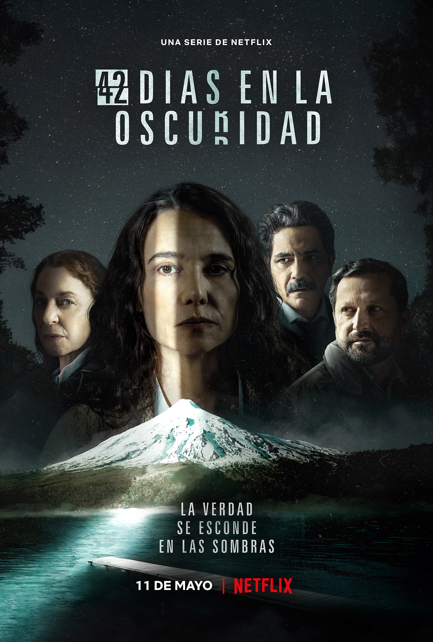 Mega Sized TV Poster Image for 42 días en la oscuridad 