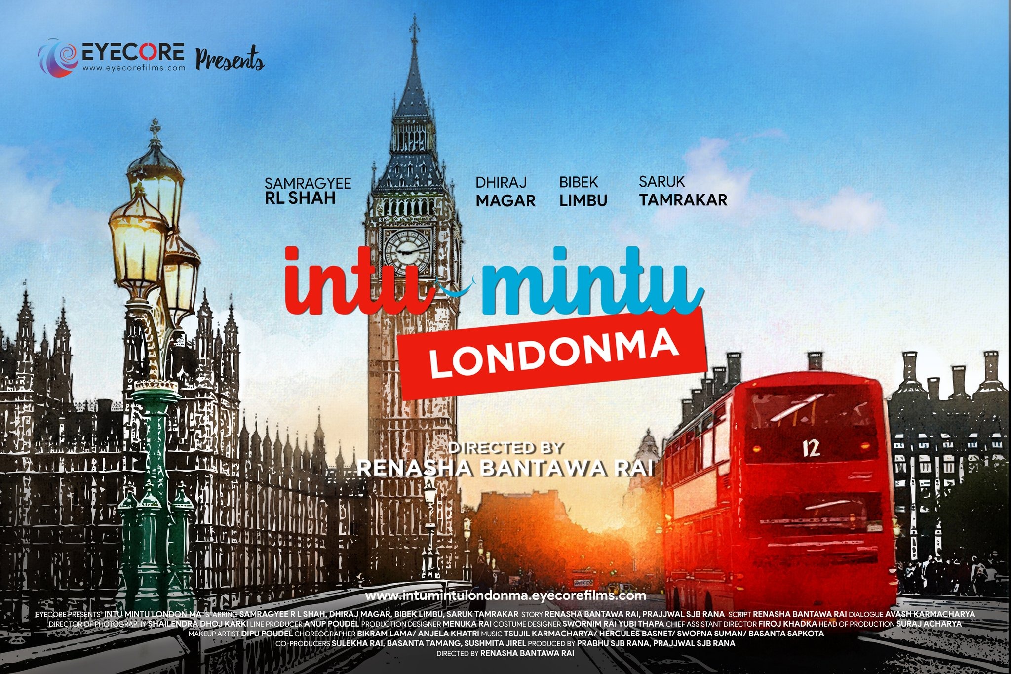 Mega Sized Movie Poster Image for Intu Mintu Londonma (#8 of 11)