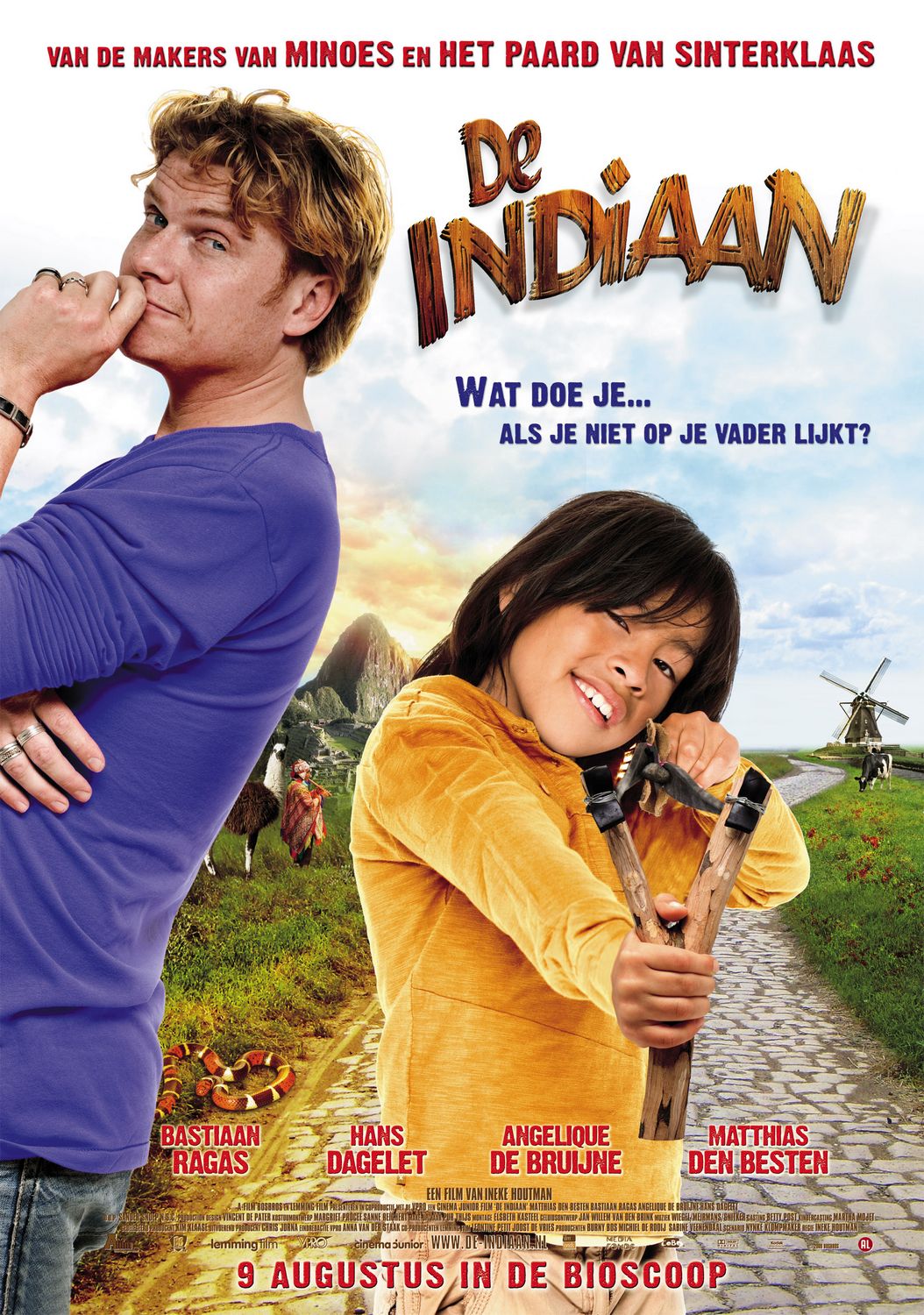 Extra Large Movie Poster Image for De indiaan 