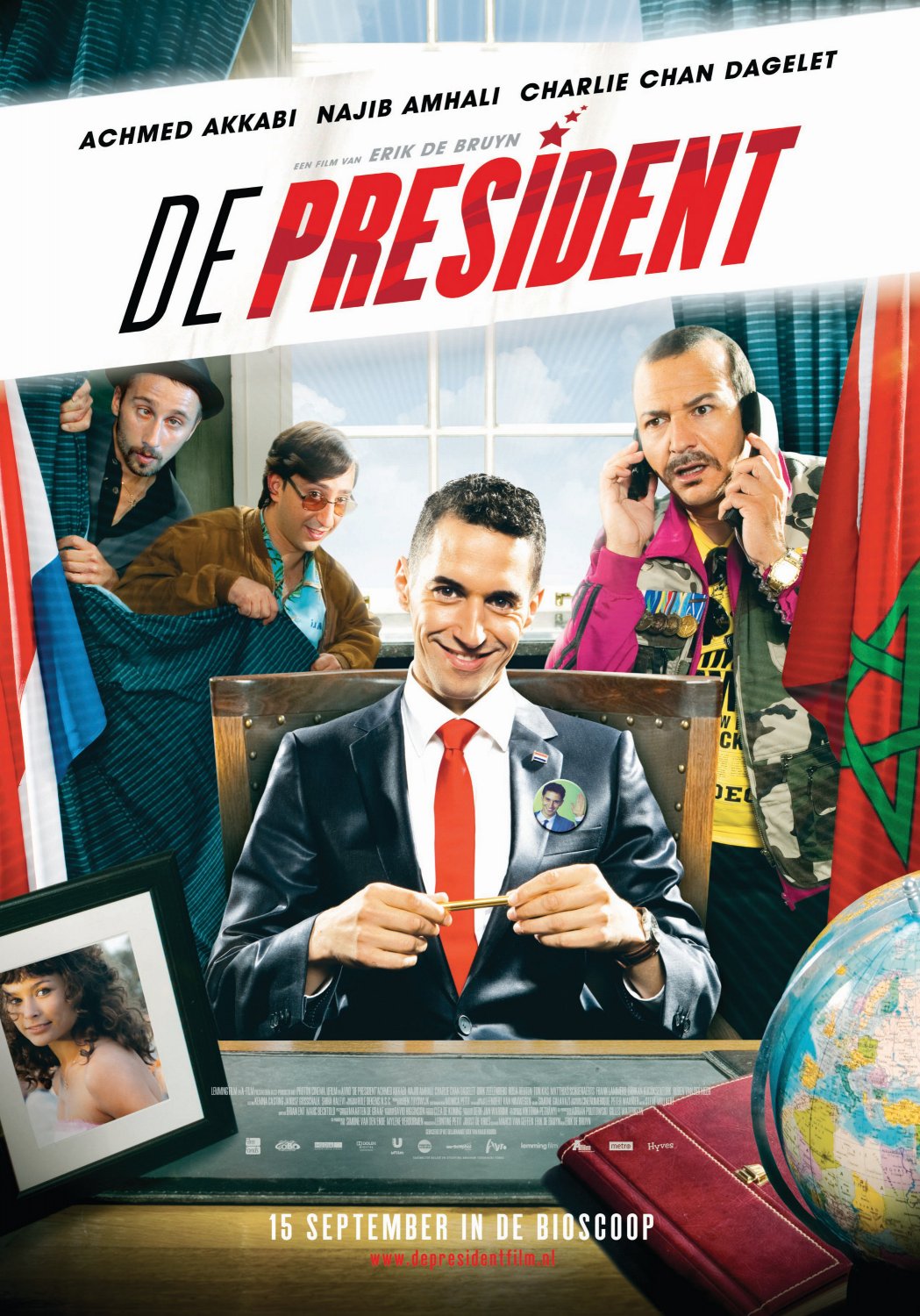 Extra Large Movie Poster Image for De president 