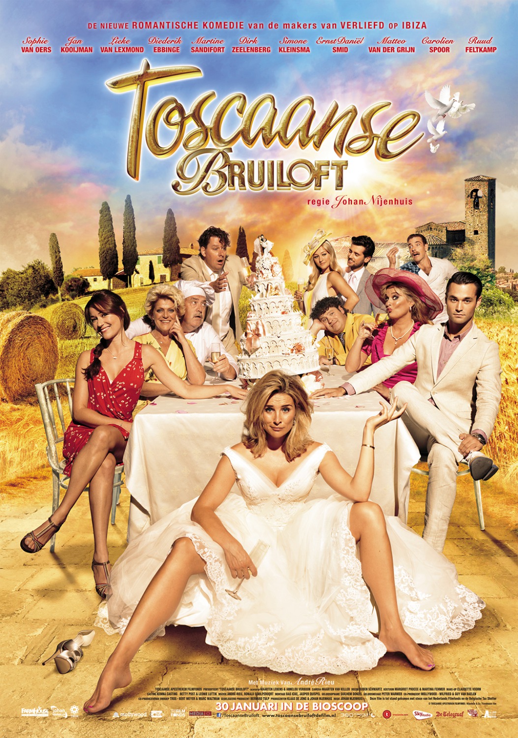 Extra Large Movie Poster Image for Toscaanse bruiloft 