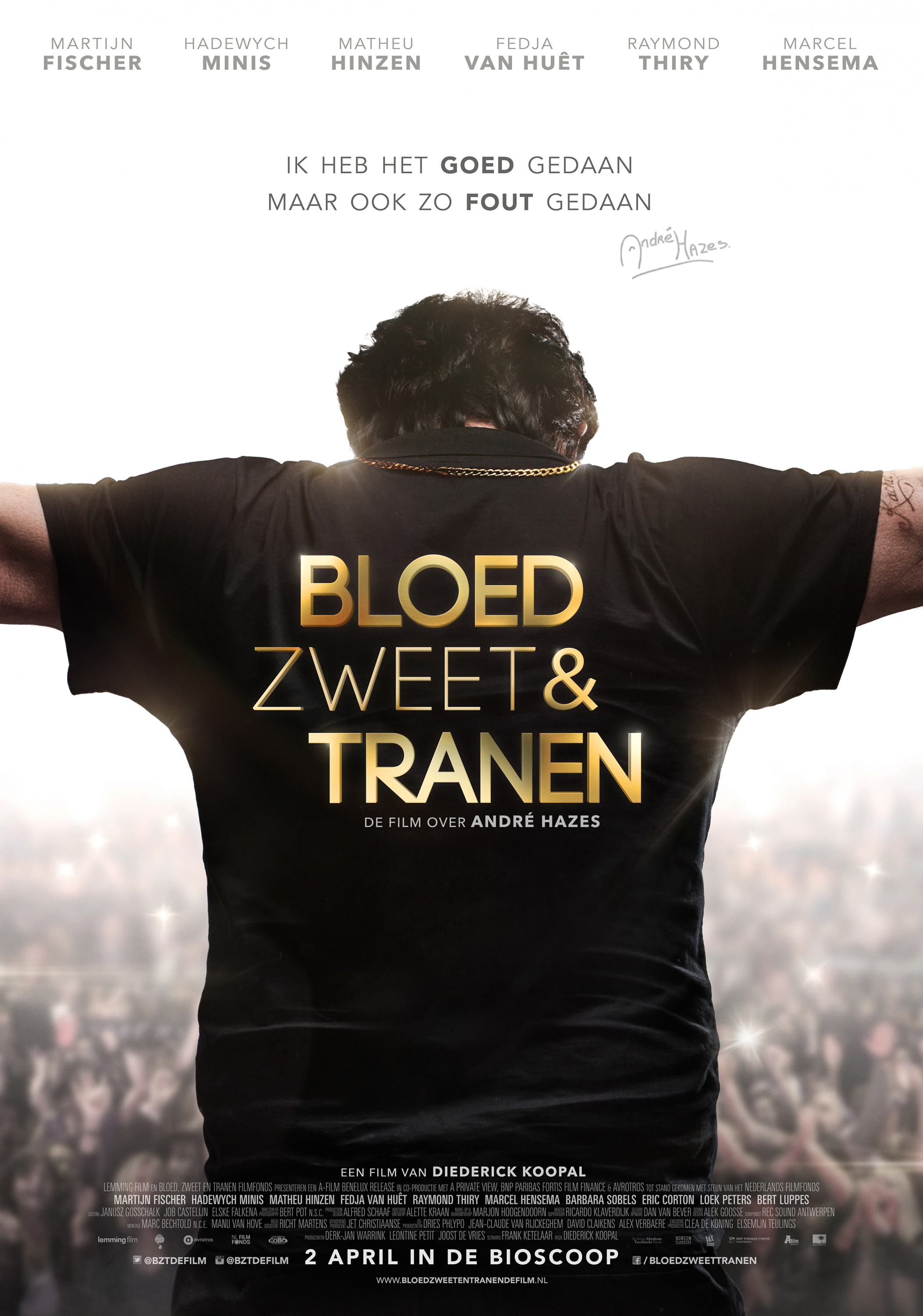 Mega Sized Movie Poster Image for Bloed, Zweet & Tranen 