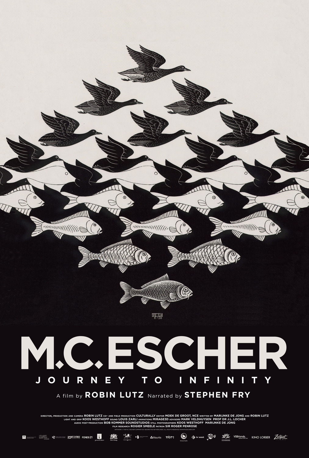 Extra Large Movie Poster Image for Escher: Het Oneindige Zoeken 