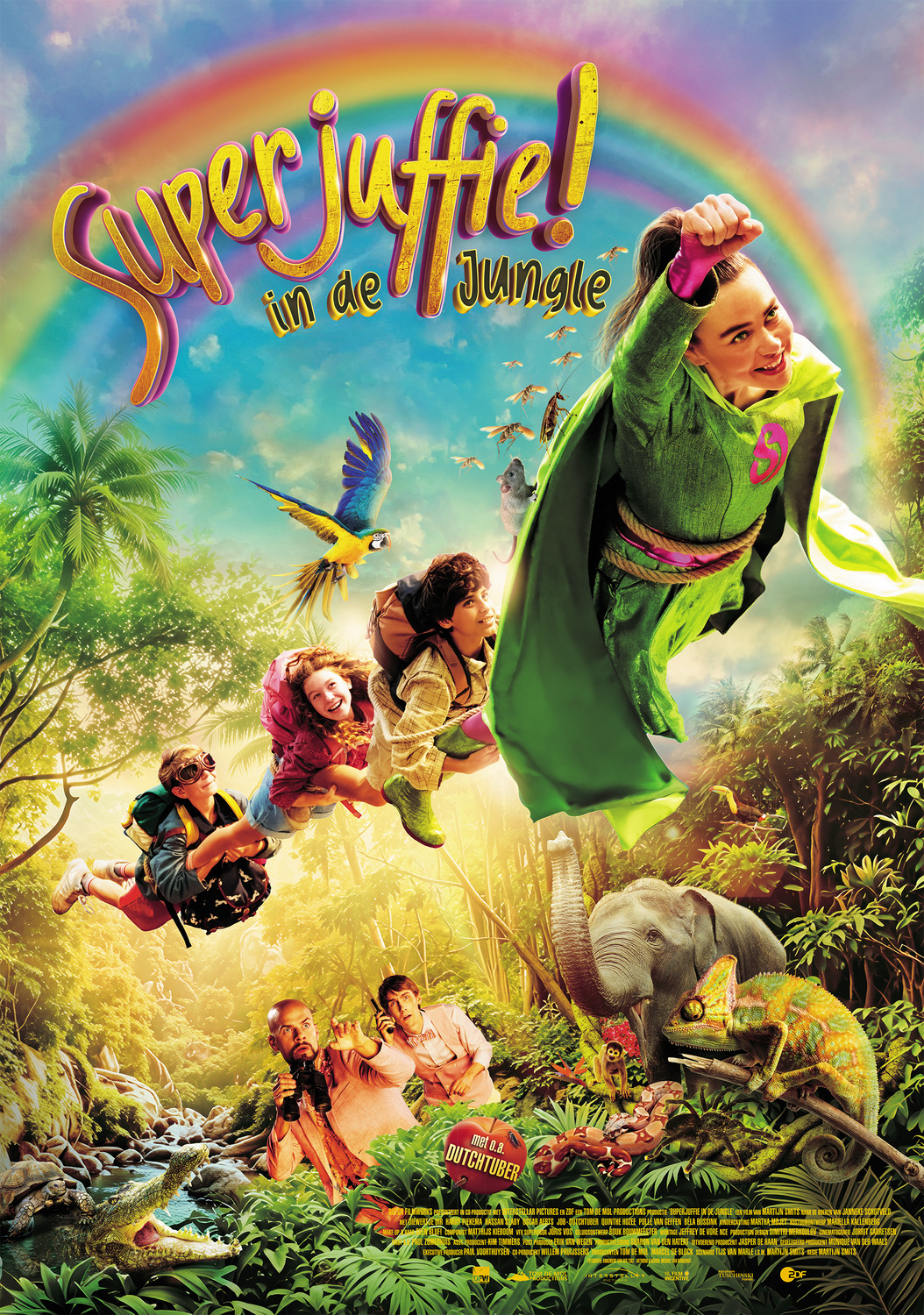Extra Large Movie Poster Image for Superjuffie in de jungle 