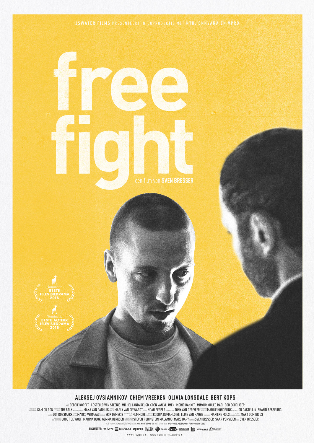 Extra Large Movie Poster Image for Free Fight 