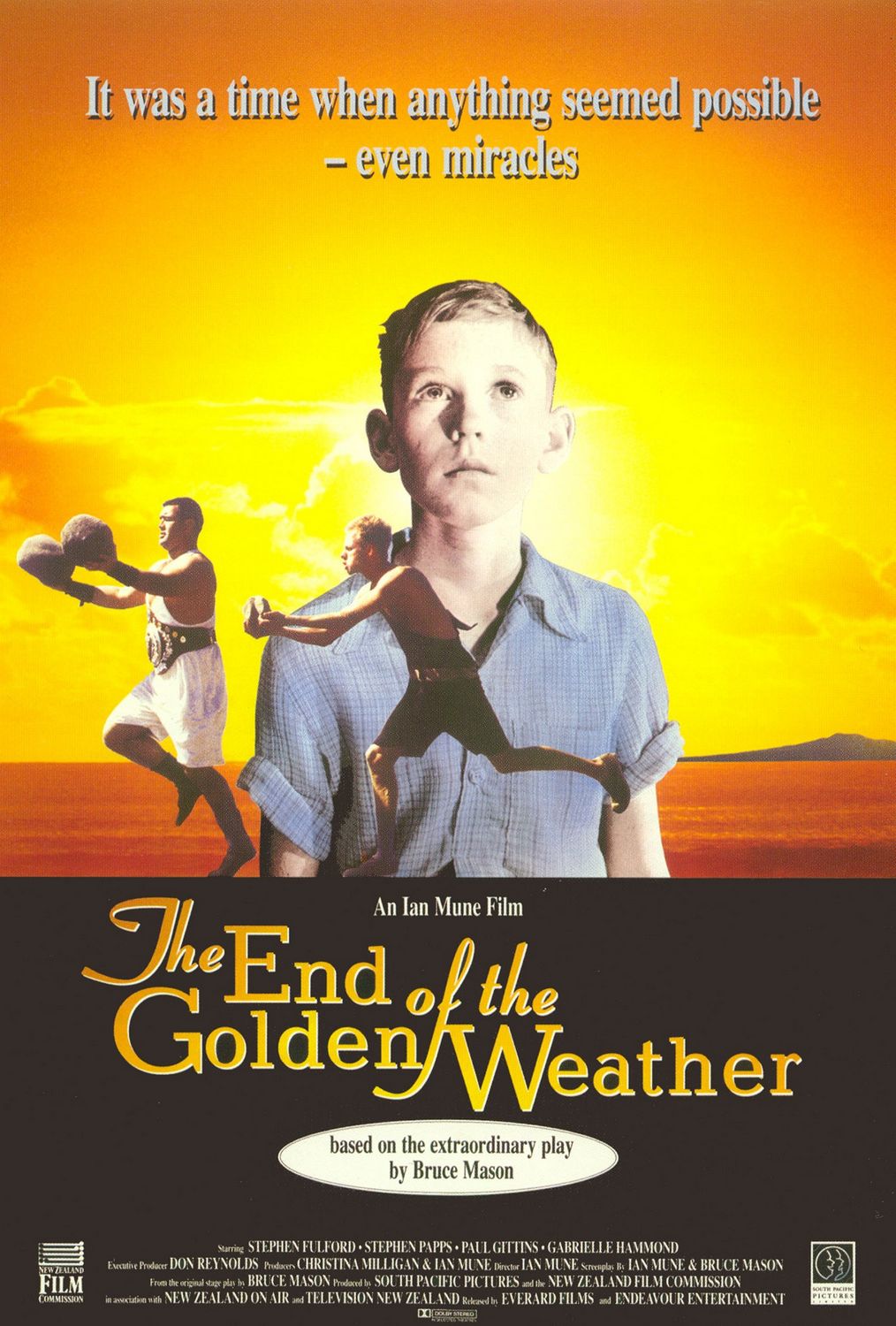 Extra Large Movie Poster Image for The End of the Golden Weather 