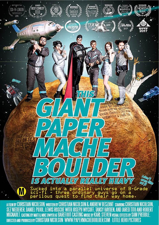 This Giant Papier-Mâché Boulder Is Actually Really Heavy Movie Poster