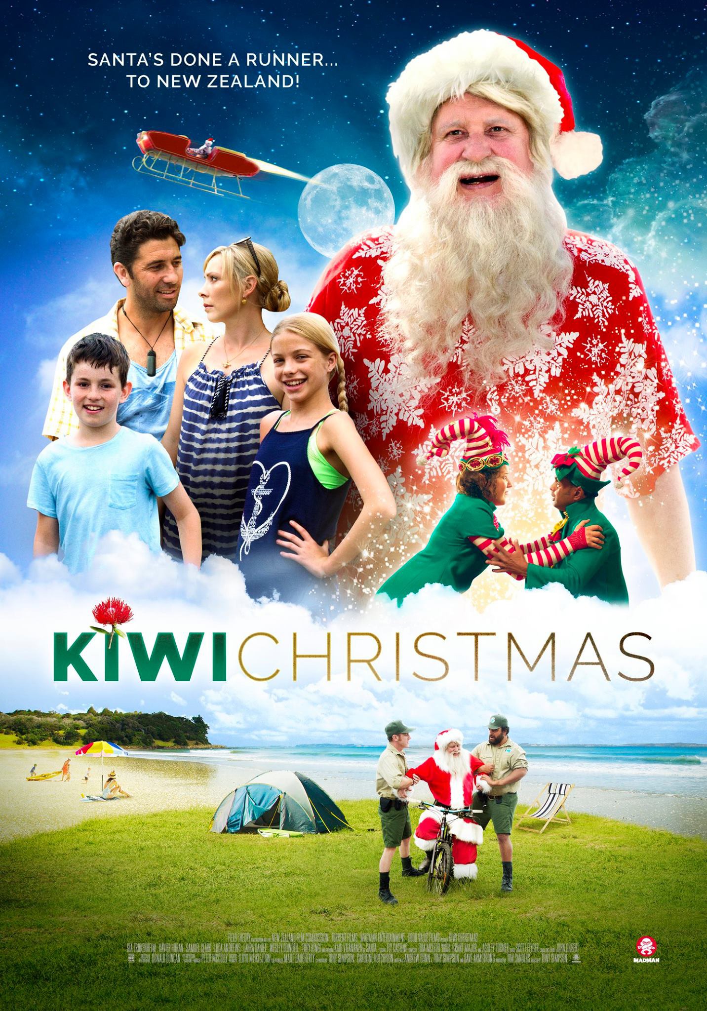 Mega Sized Movie Poster Image for Kiwi Christmas 