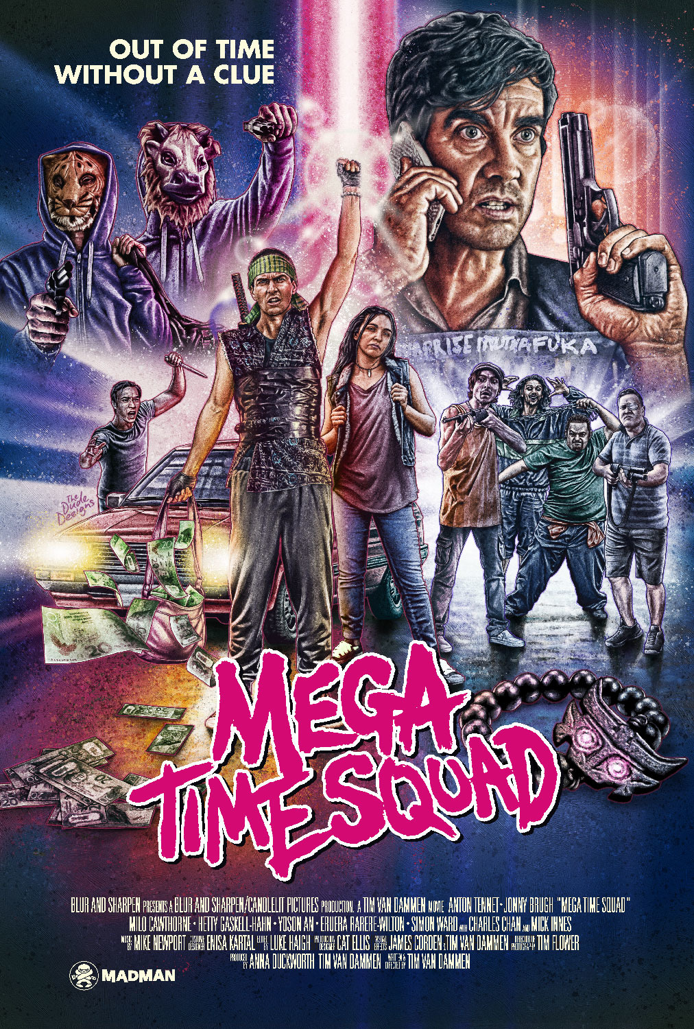 Extra Large Movie Poster Image for Mega Time Squad 