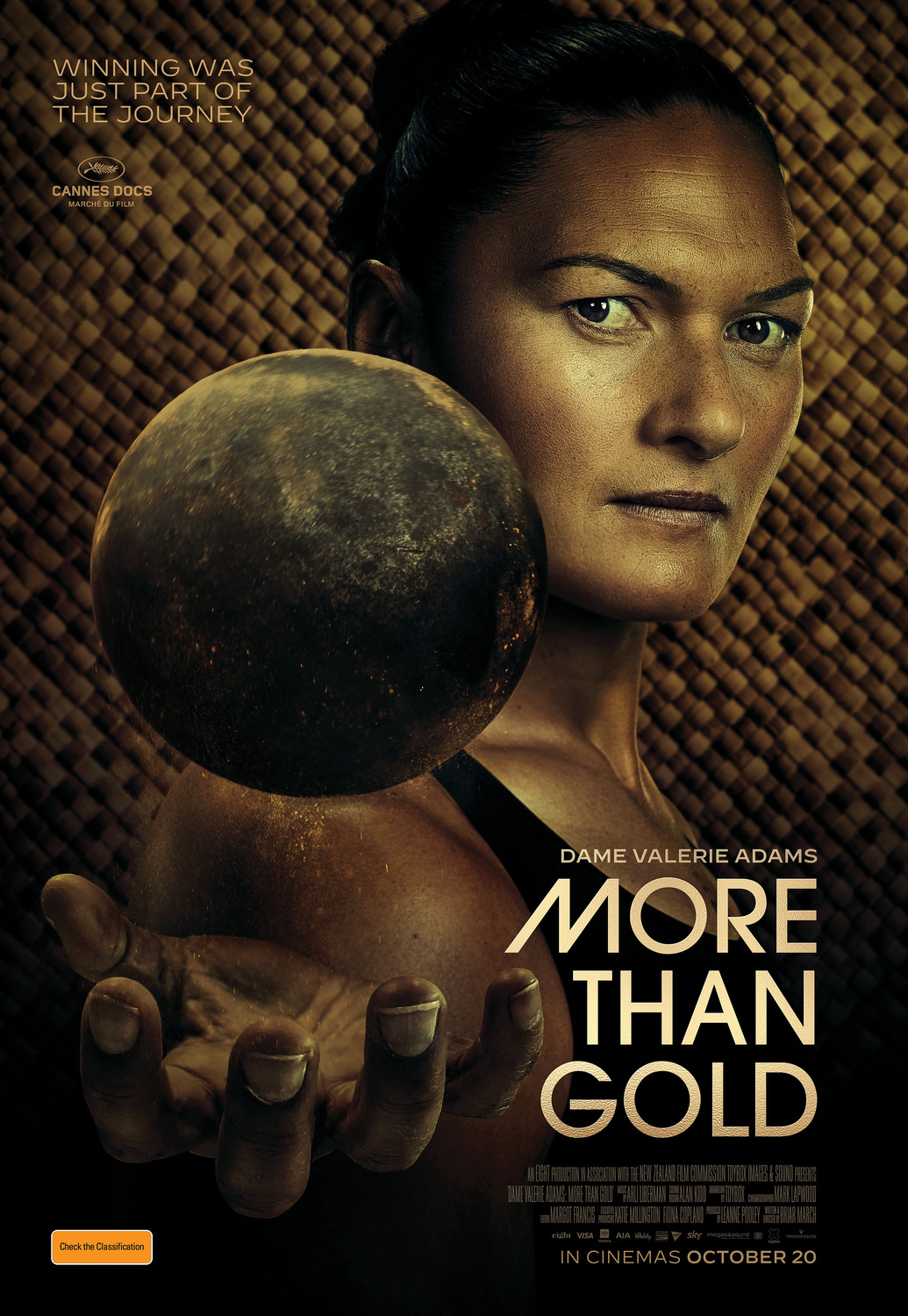 Extra Large Movie Poster Image for Dame Valerie Adams: MORE THAN GOLD 