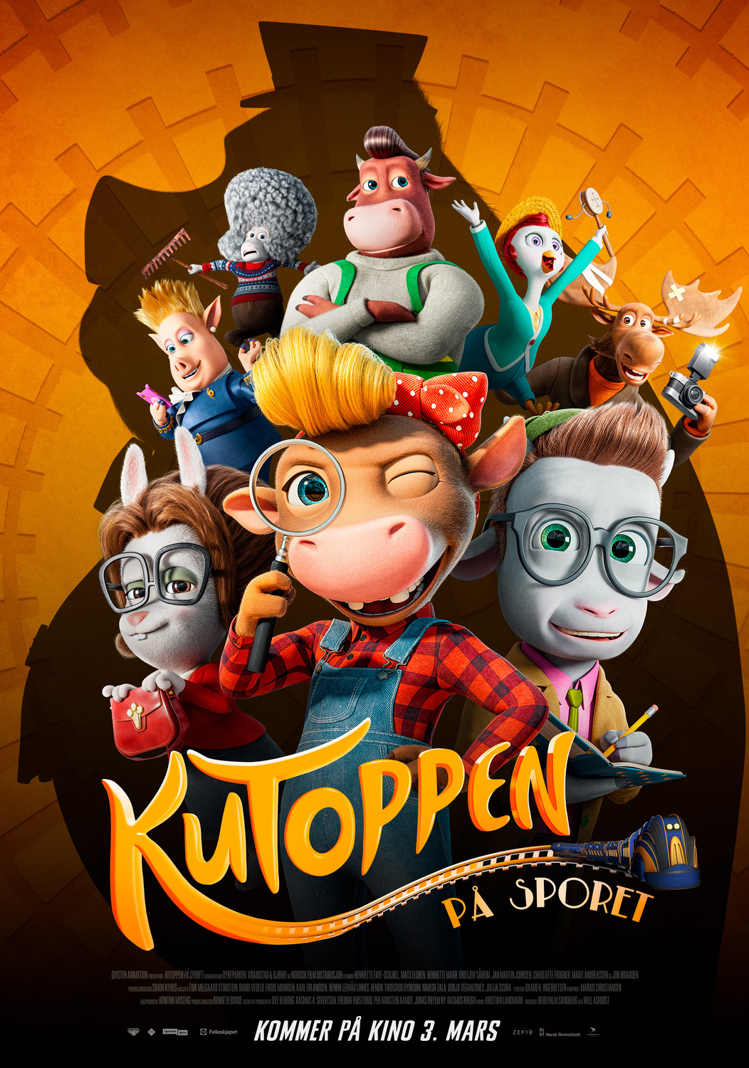 Extra Large Movie Poster Image for Kutoppen - På sporet 