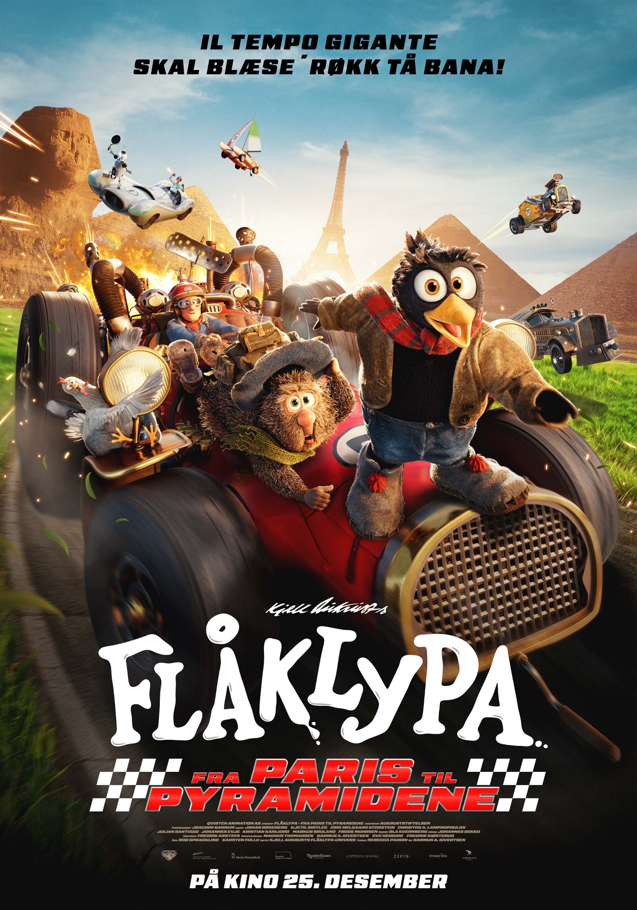 Mega Sized Movie Poster Image for Flåklypa - Fra Paris til pyramidene 