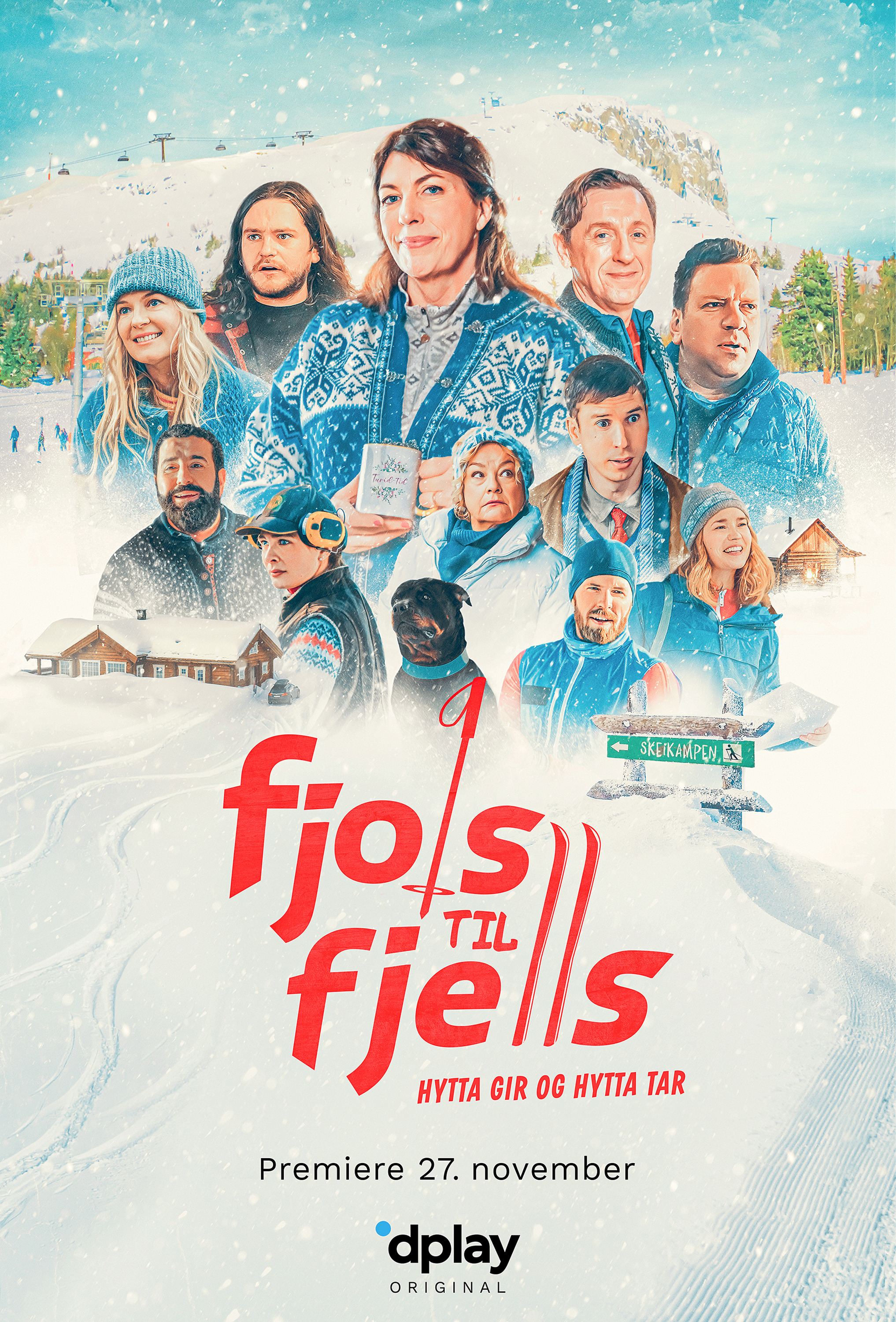 Mega Sized TV Poster Image for Fjols til fjells 
