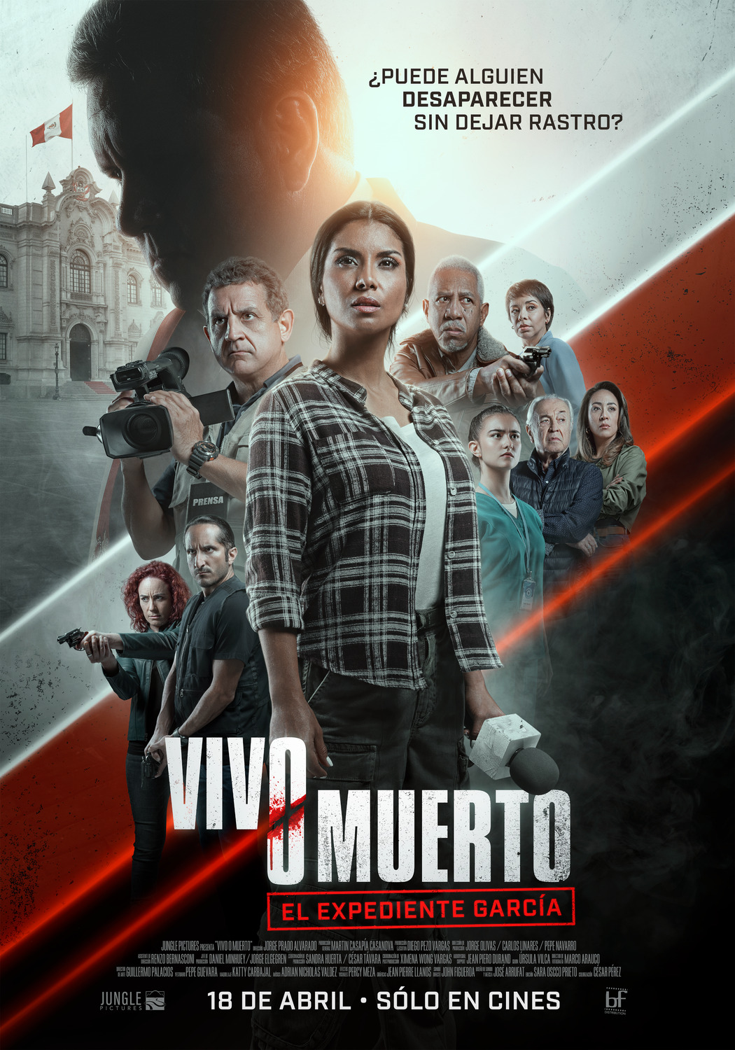 Extra Large Movie Poster Image for Vivo o muerto 