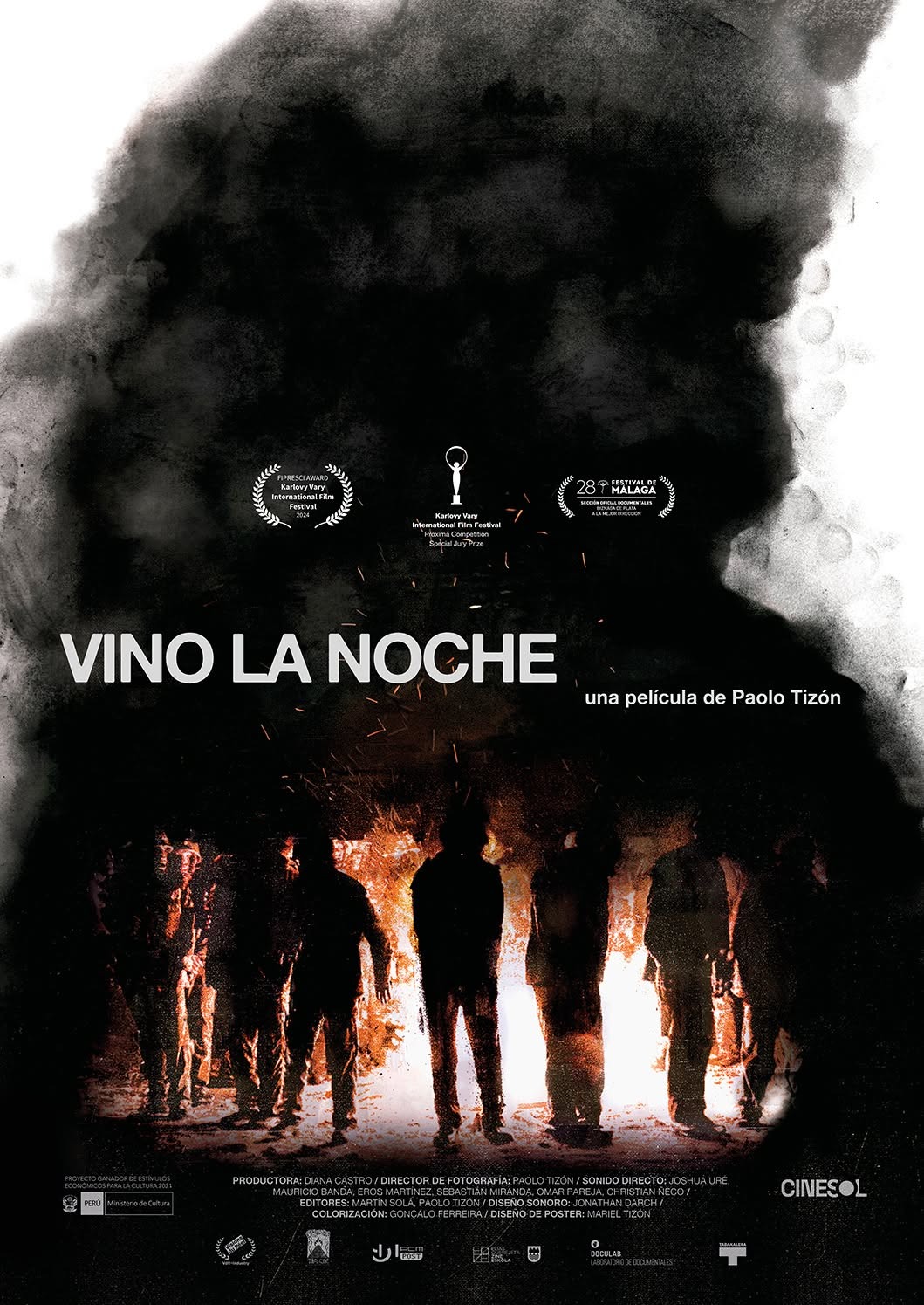 Extra Large Movie Poster Image for Vino la noche 