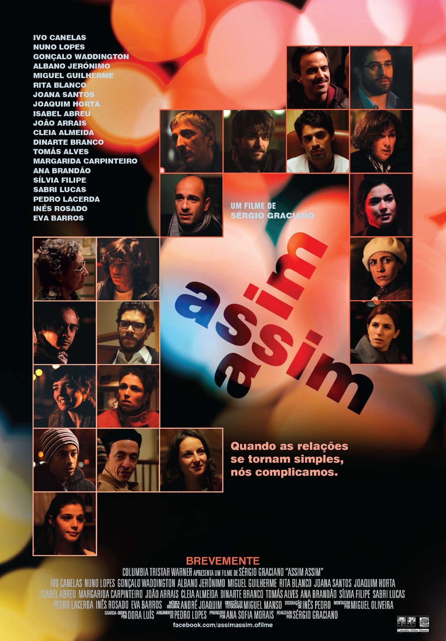 Mega Sized Movie Poster Image for Assim assim 