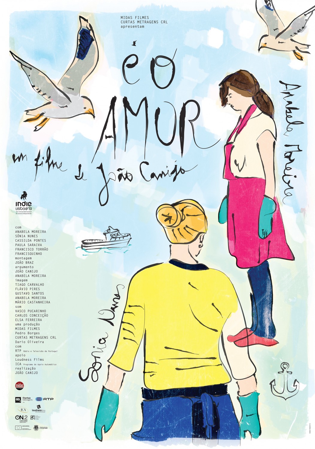 Extra Large Movie Poster Image for É o Amor 