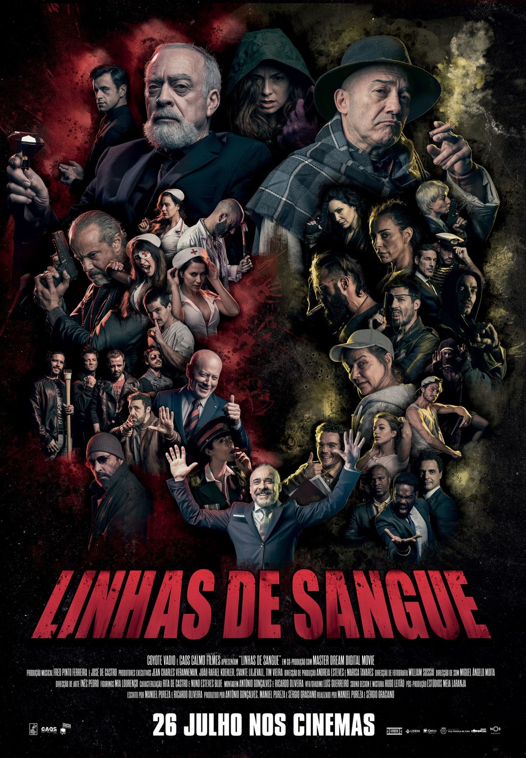 Extra Large Movie Poster Image for Linhas de Sangue 