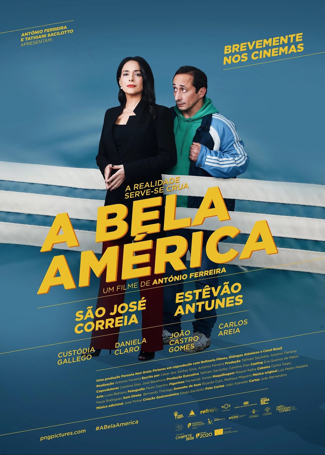 Extra Large Movie Poster Image for A Bela América 