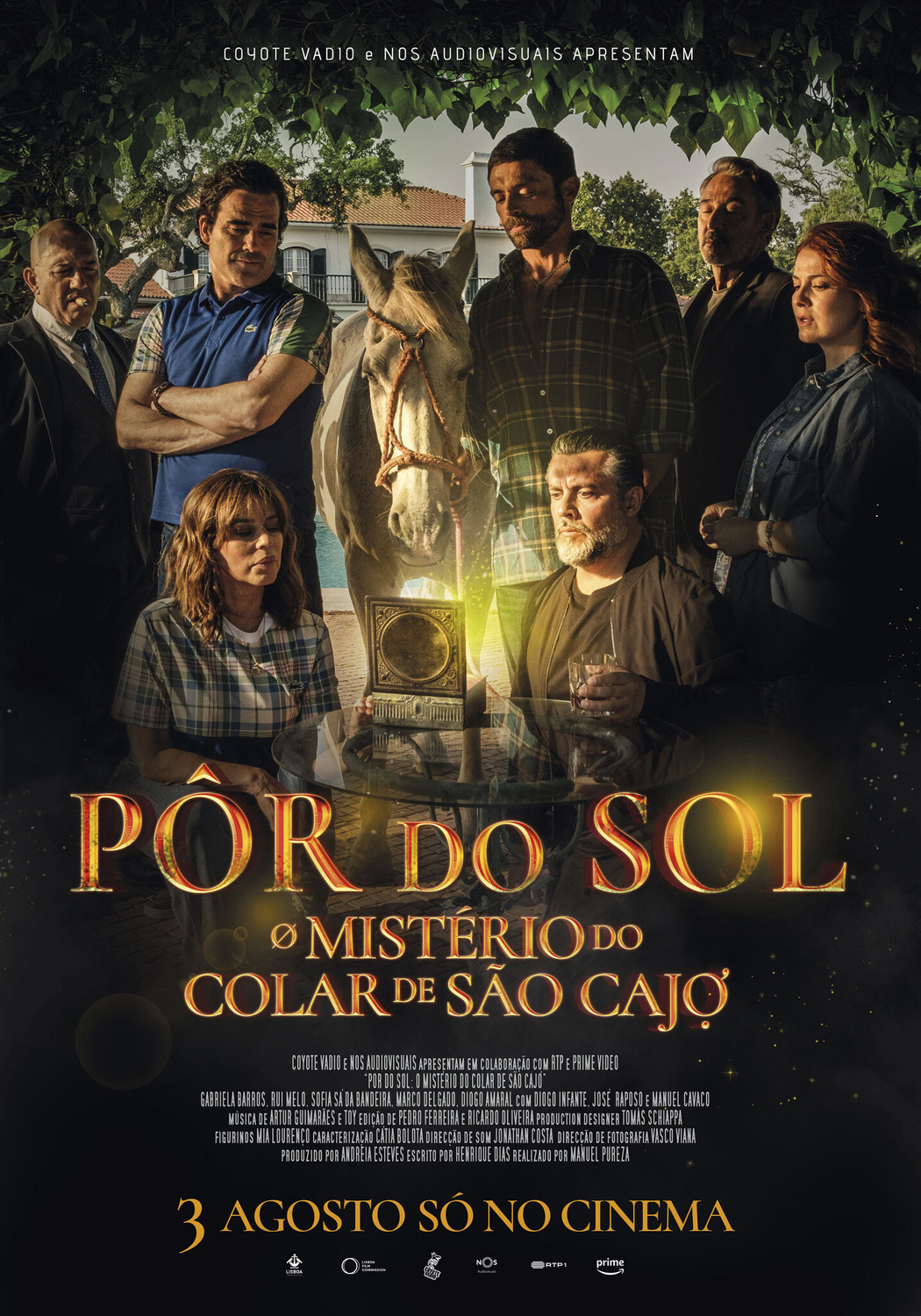 Extra Large Movie Poster Image for Pôr do Sol: O Mistério do Colar de São Cajó 