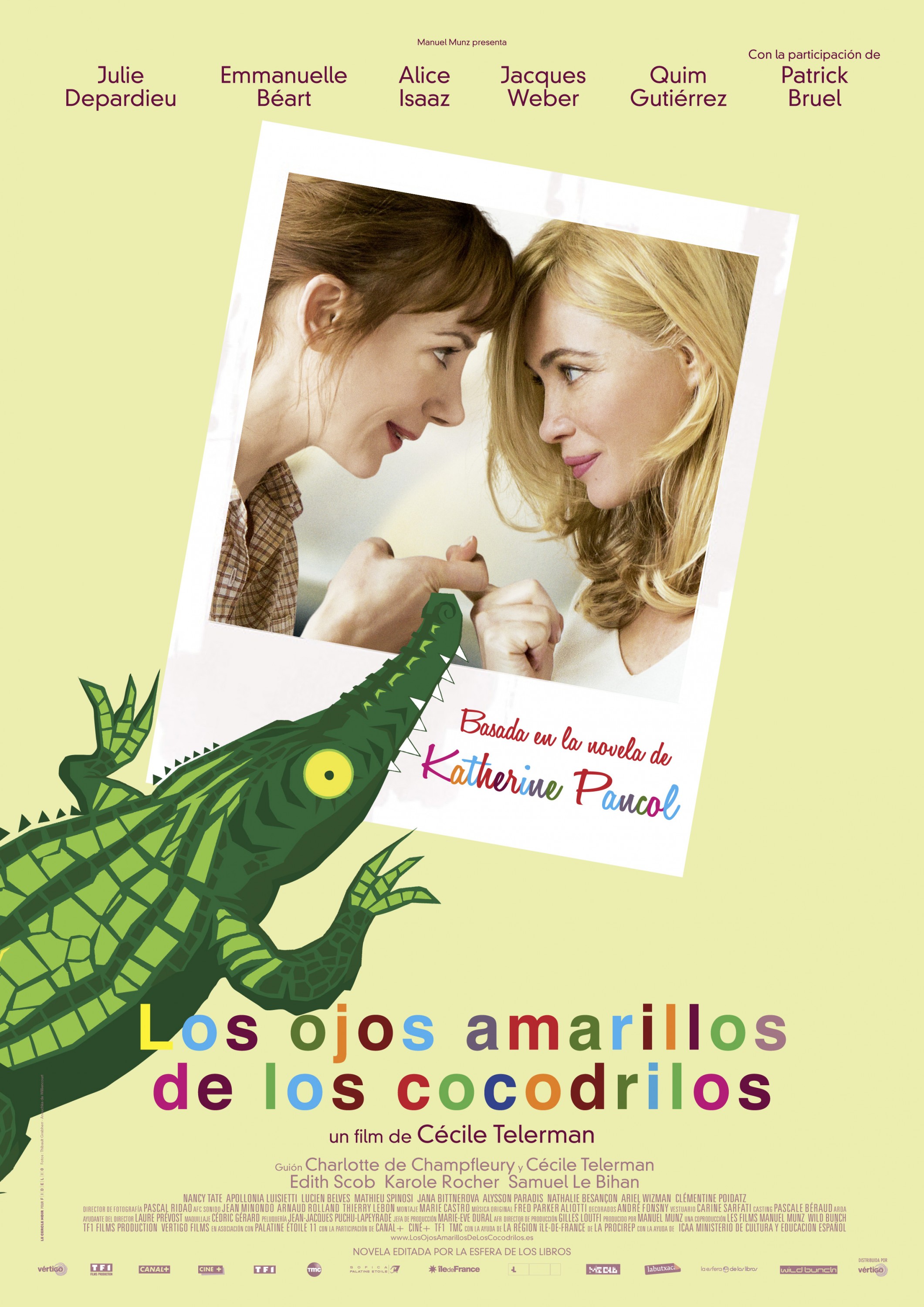 Mega Sized Movie Poster Image for Les yeux jaunes des crocodiles (#2 of 2)