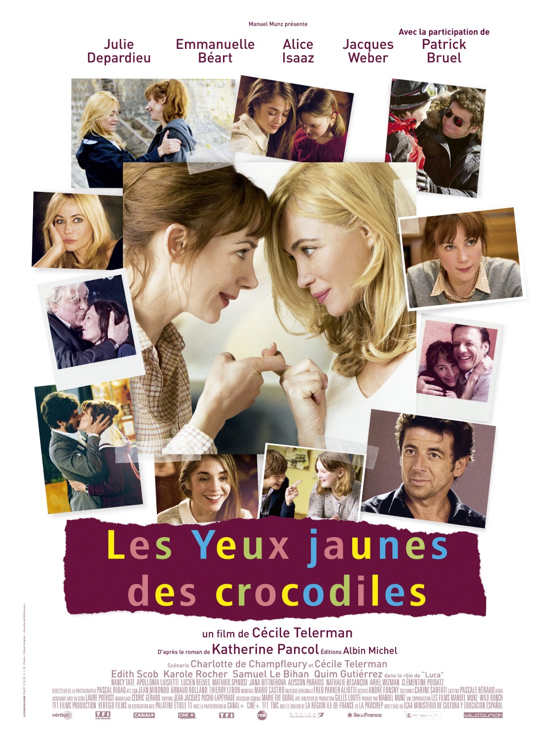 Extra Large Movie Poster Image for Les yeux jaunes des crocodiles (#1 of 2)