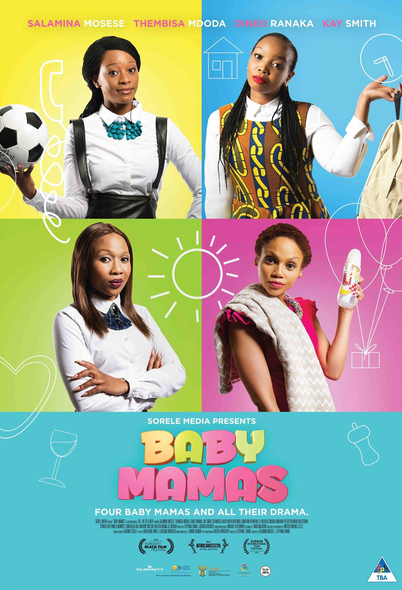 Mega Sized Movie Poster Image for Baby Mamas 