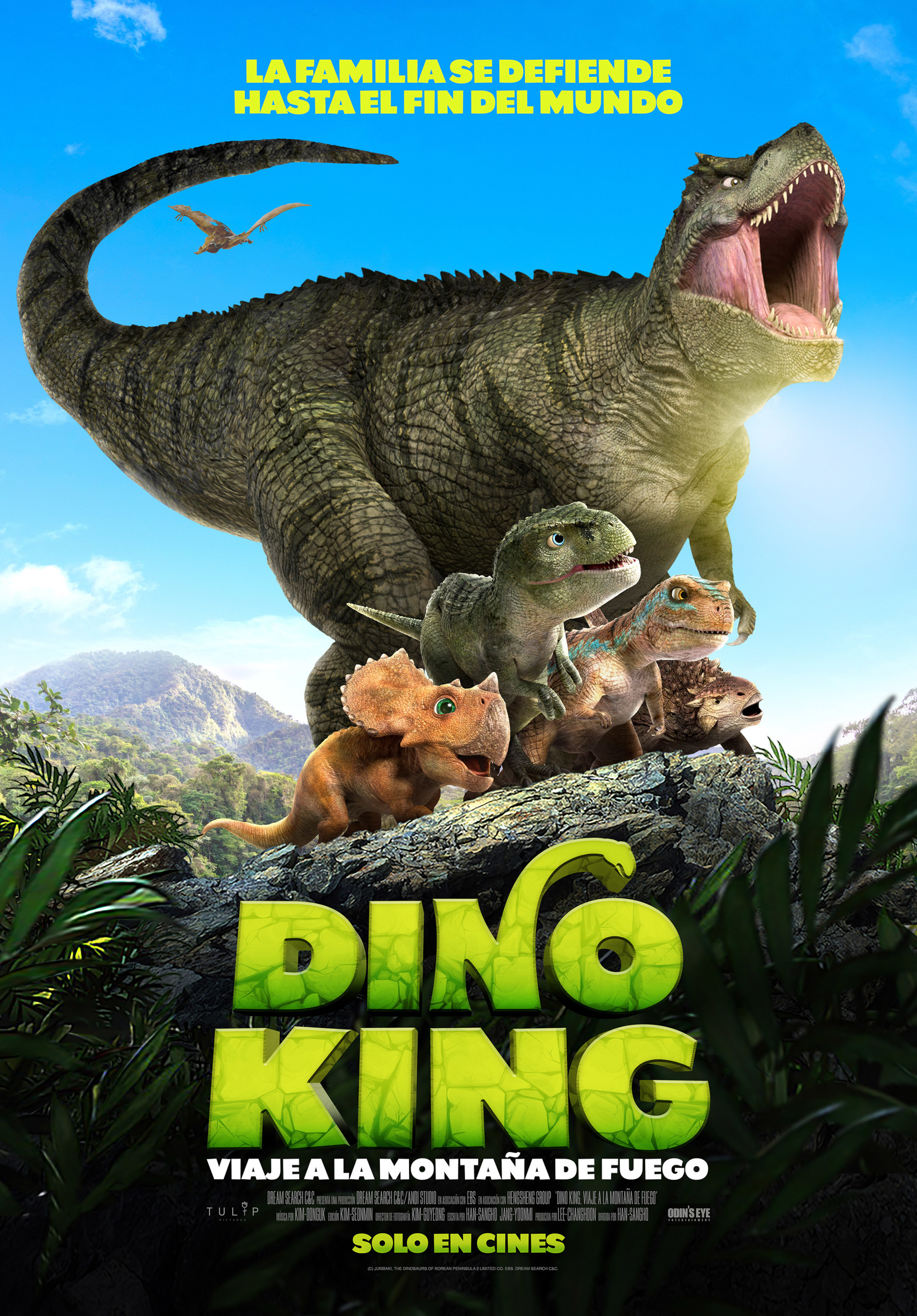 Mega Sized Movie Poster Image for Dino King 3D: Journey to Fire Mountain 