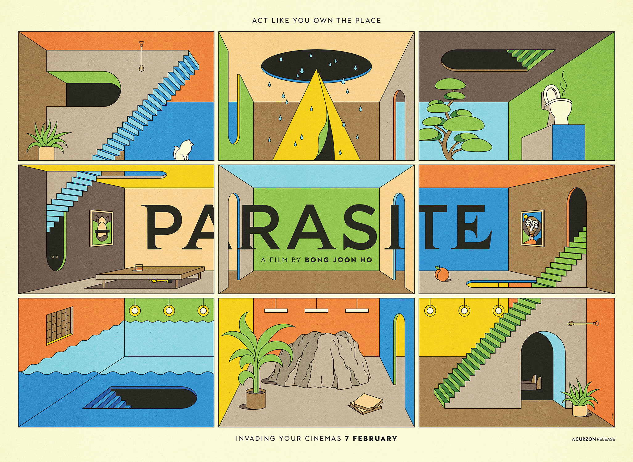 Mega Sized Movie Poster Image for Parasite (#6 of 8)