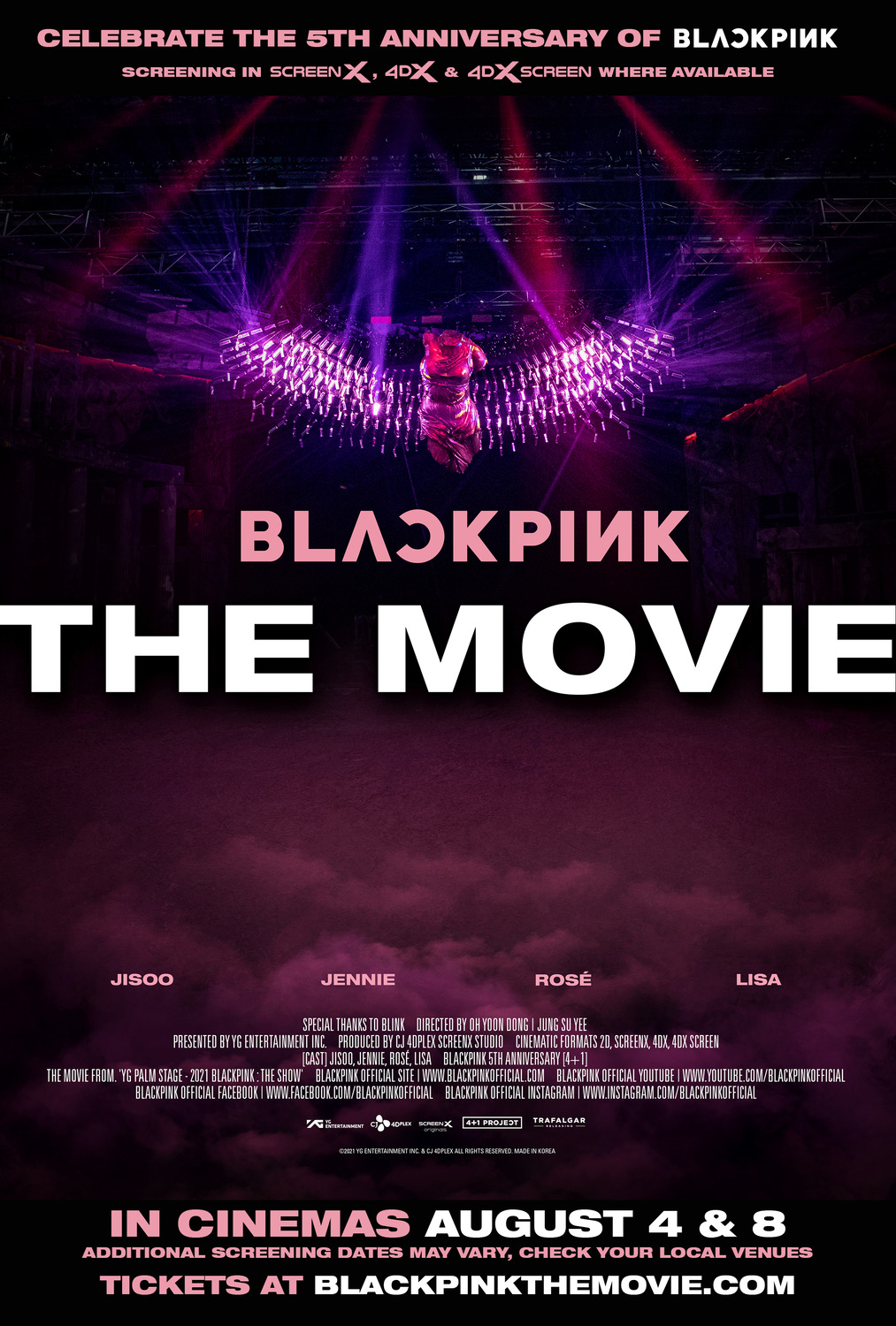Extra Large Movie Poster Image for Blackpink: The Movie 